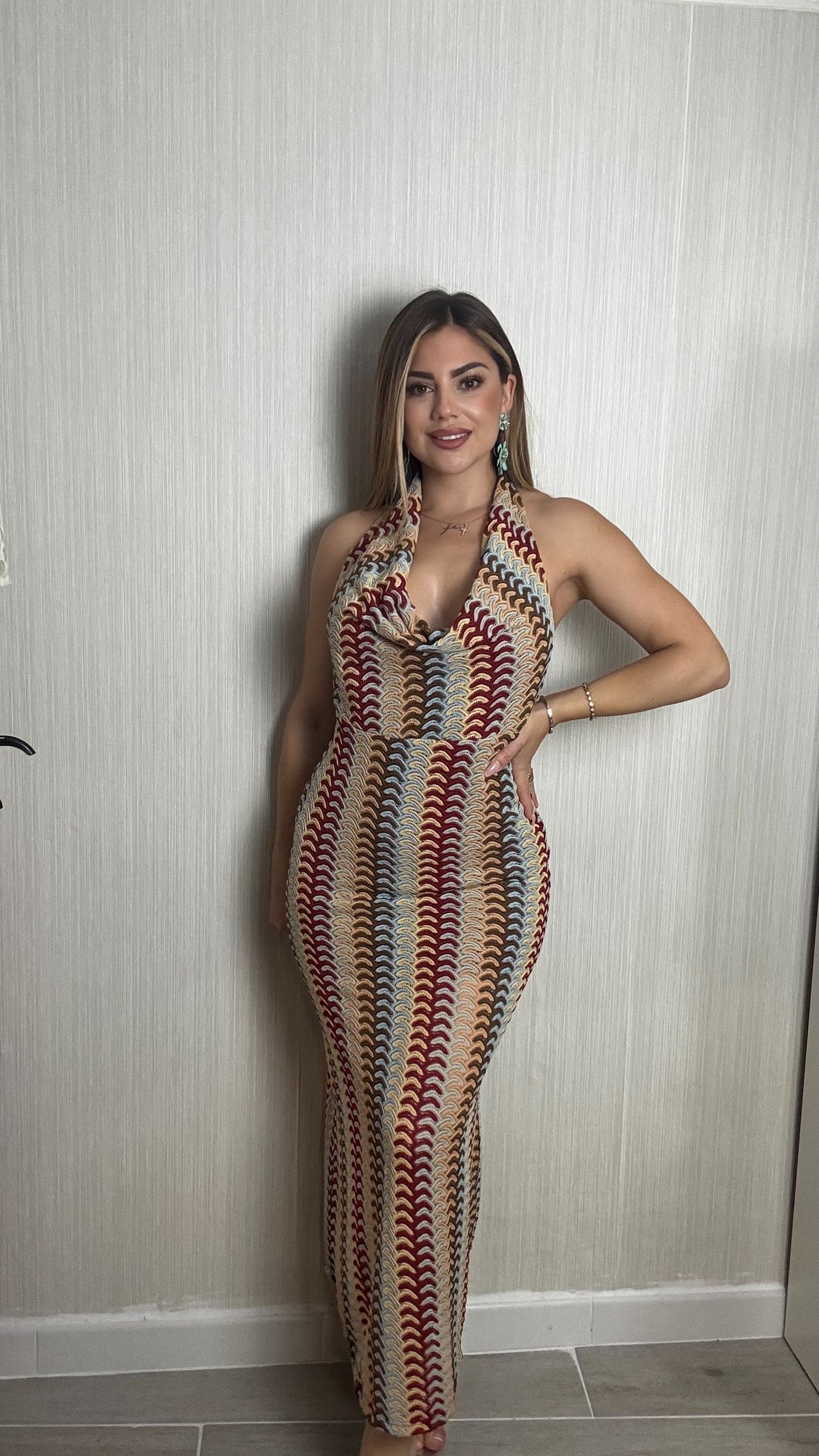 Vestido Baiana Turquesa