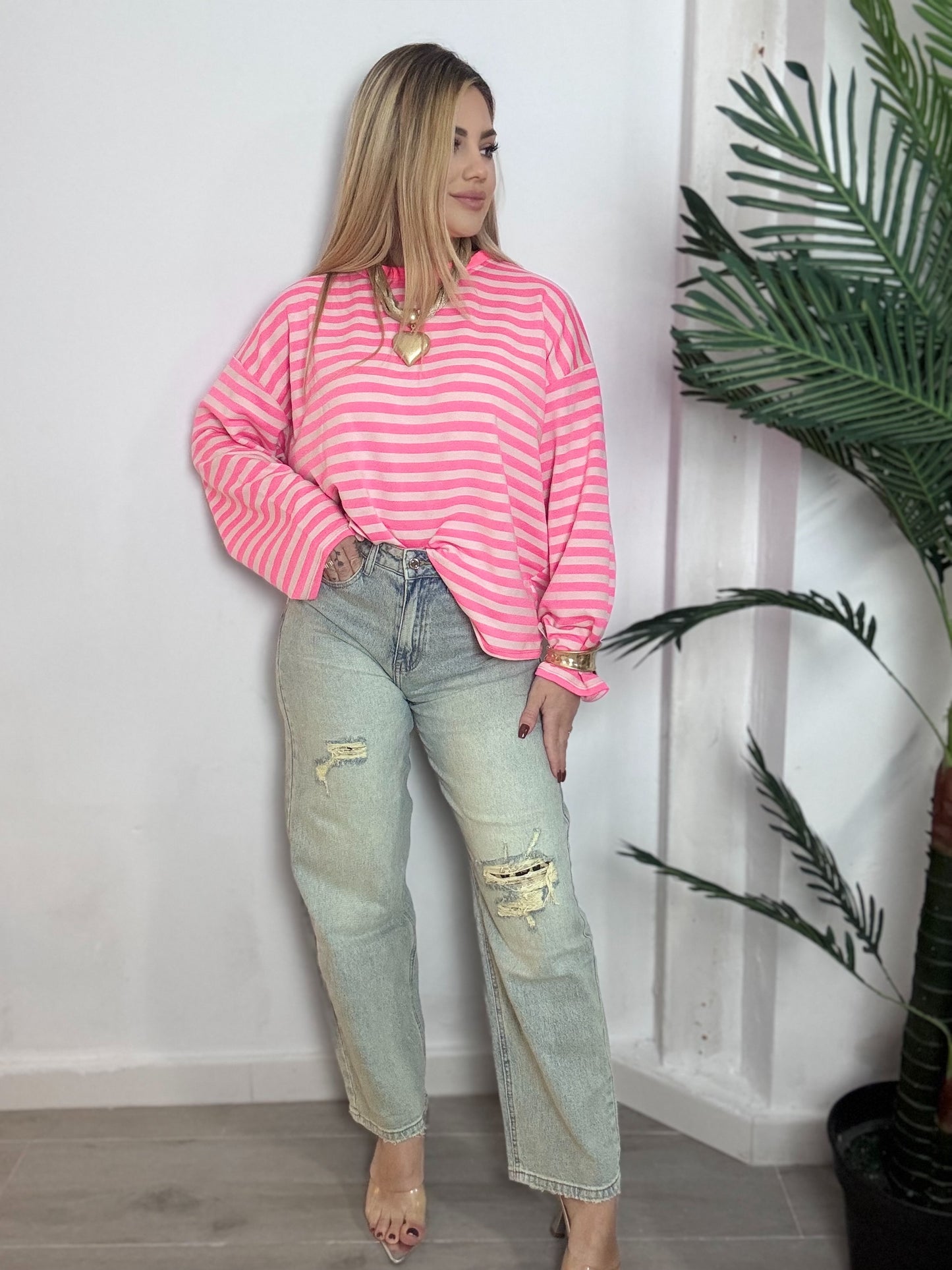 Pantalón vaquero efecto lavado