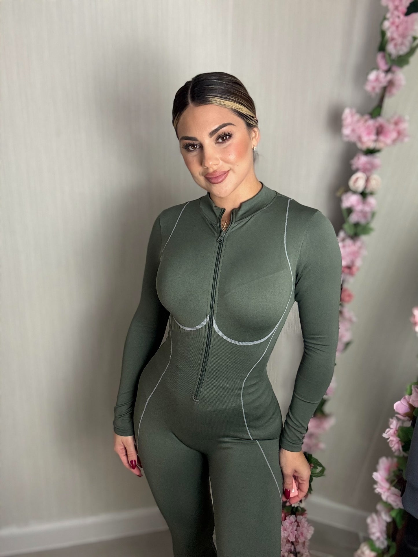 Mono efecto push up verde