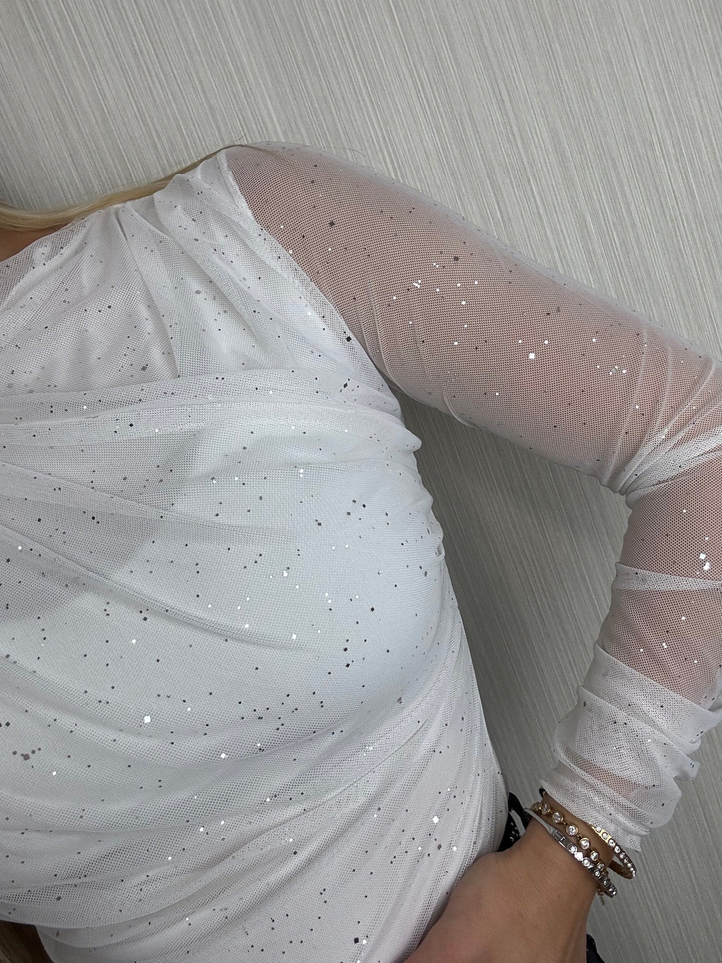 Camiseta destello blanca