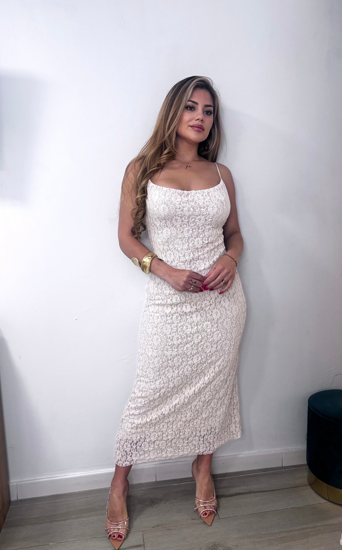 Vestido Inna beige