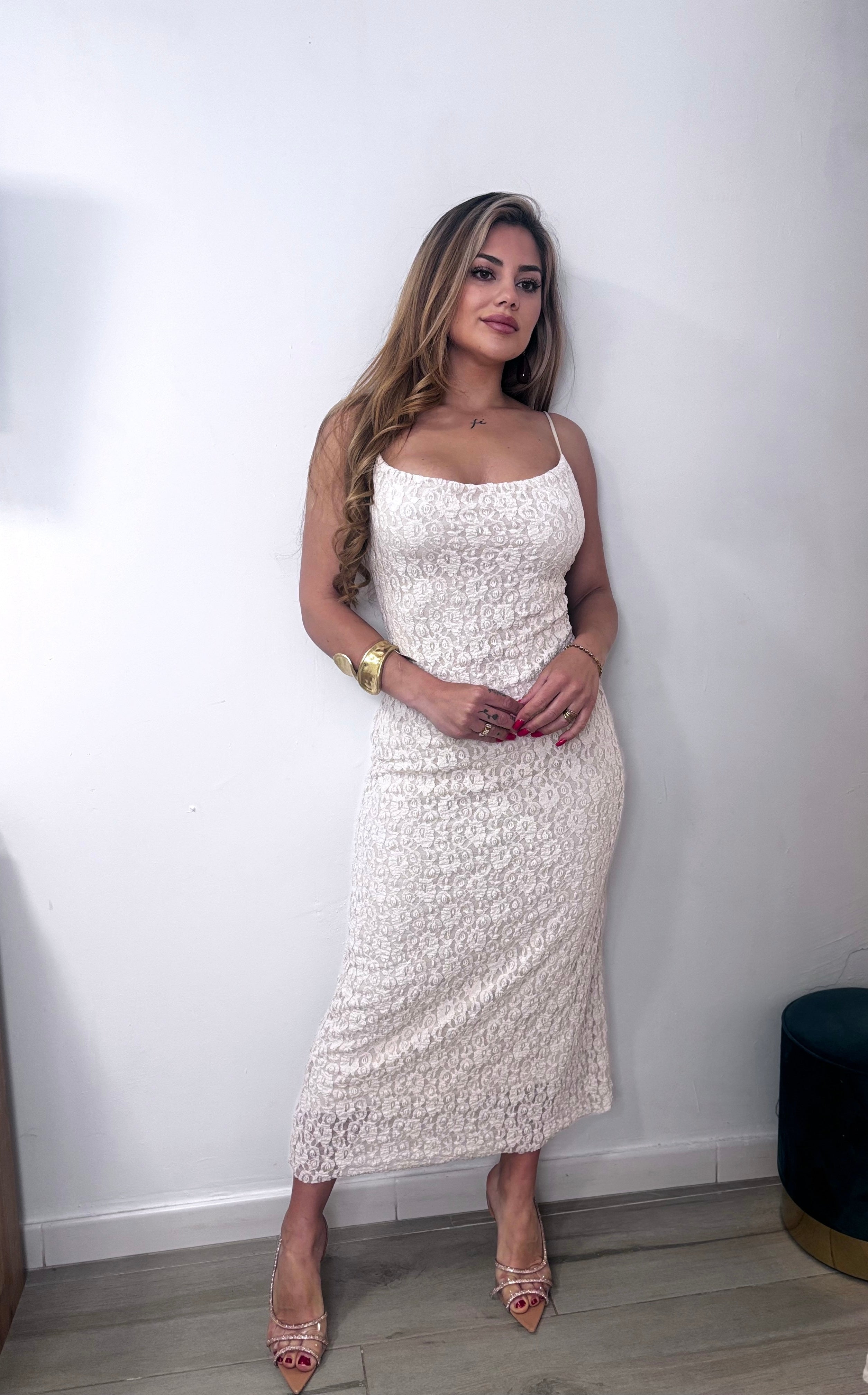 Vestido Inna beige