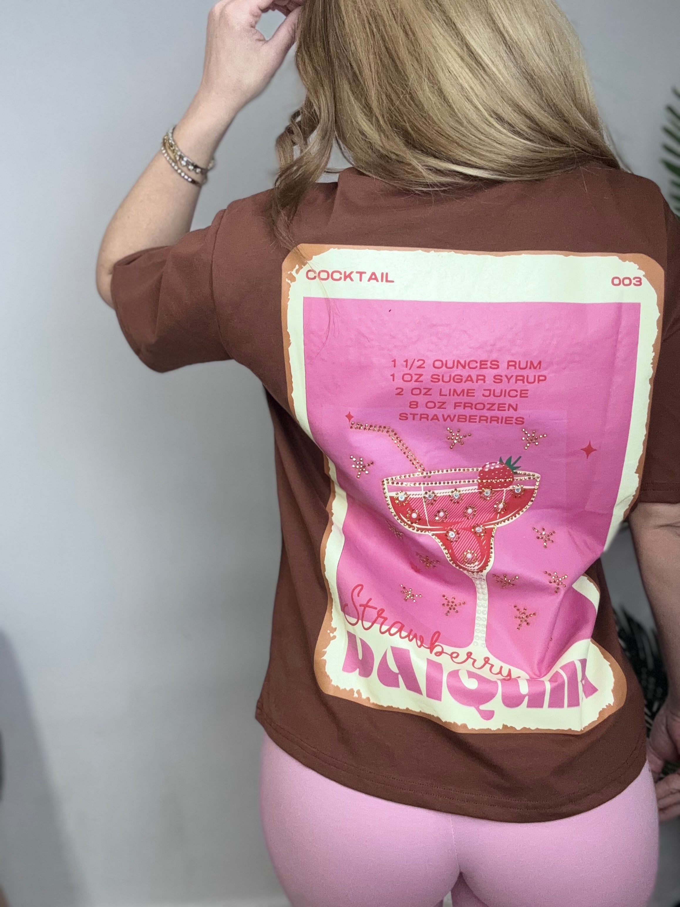 Camiseta Daiquiri marrón