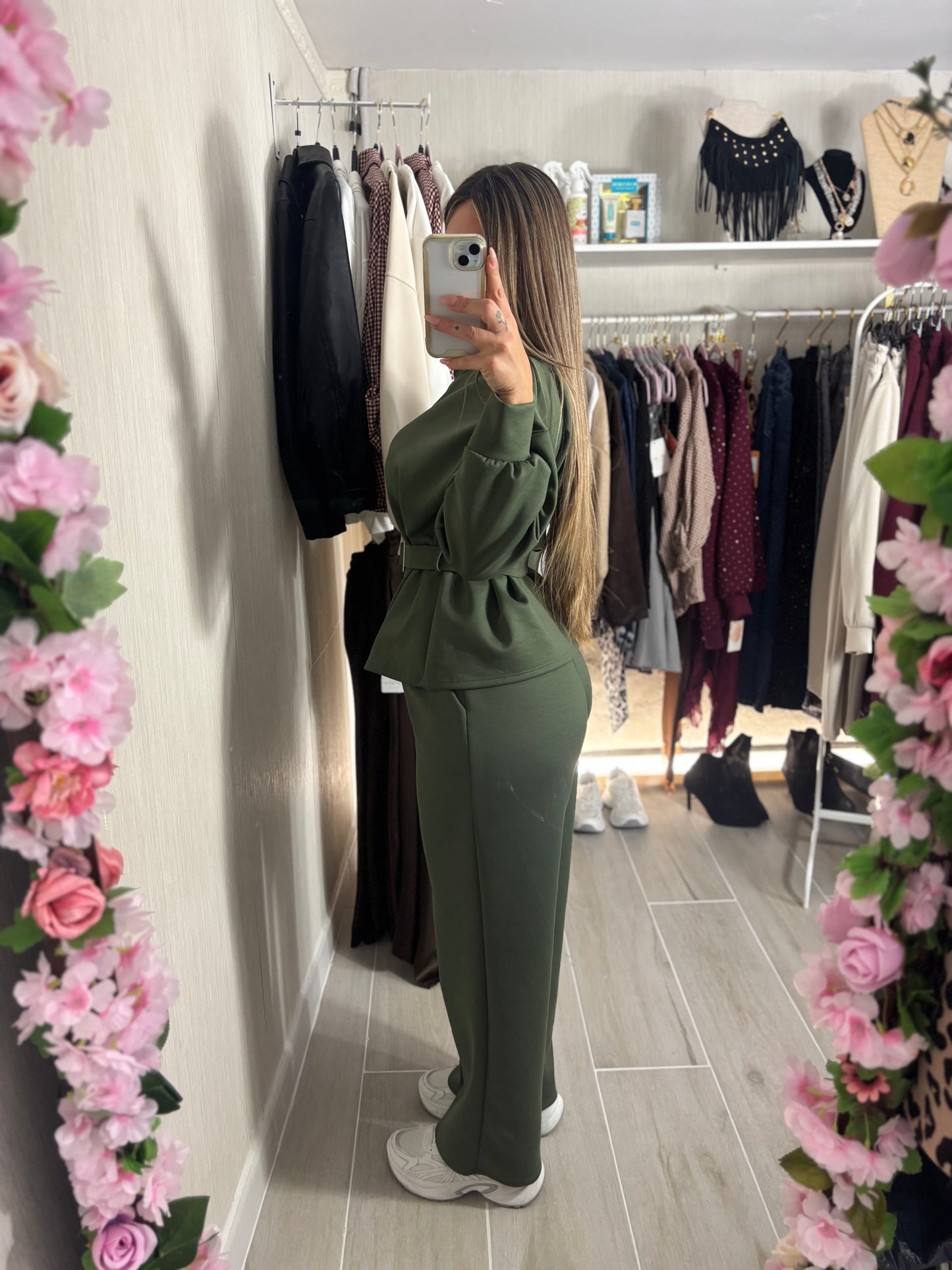 Conjunto Oysh verde caza