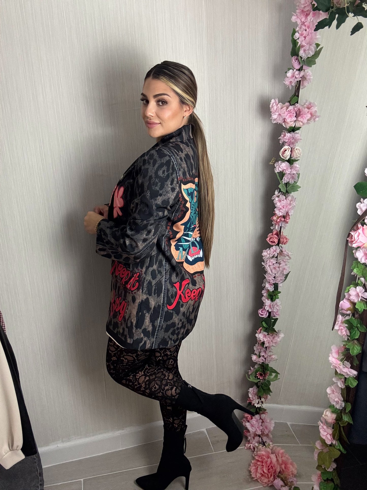 Blazer estampado Lyon