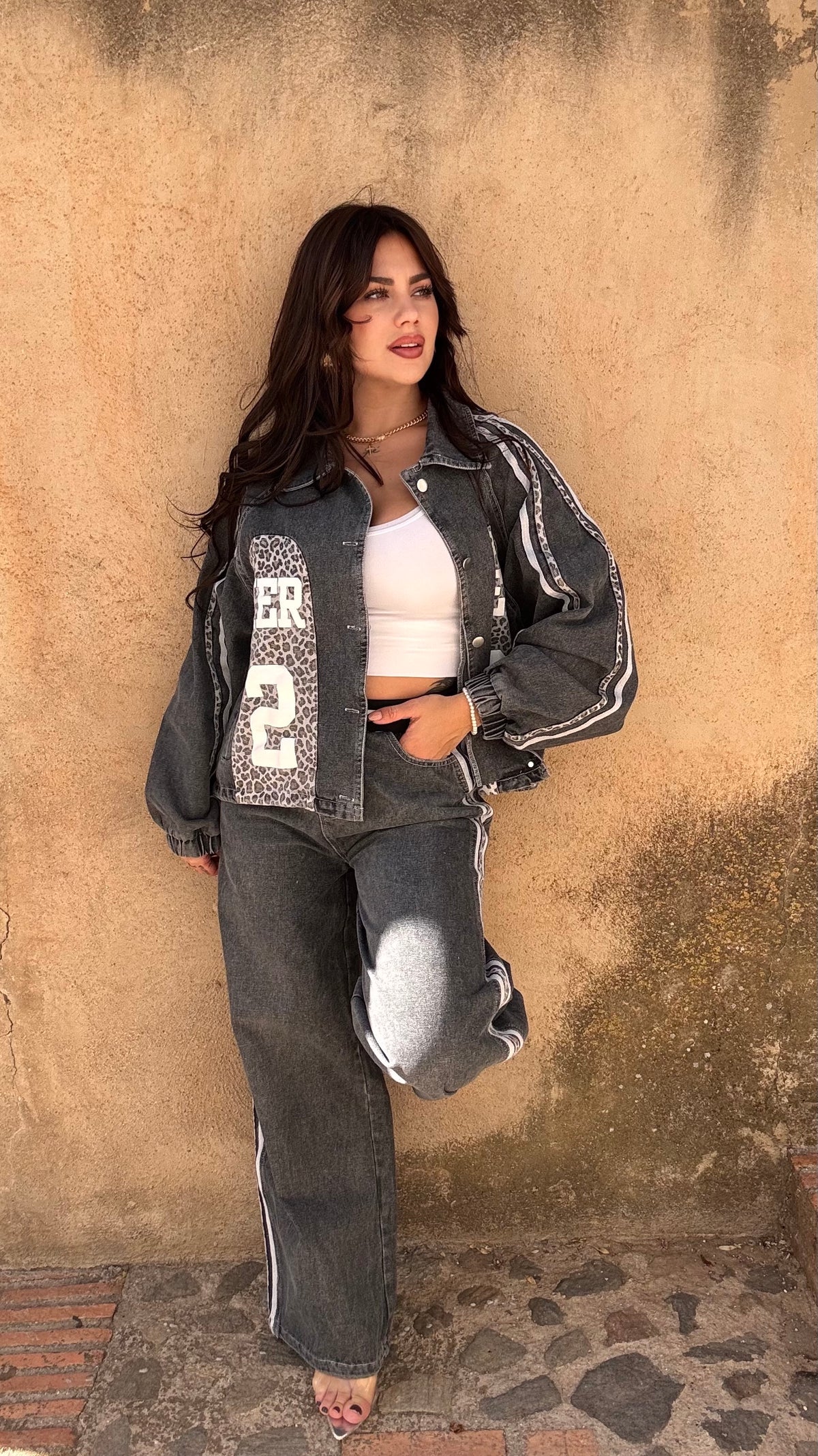 Conjunto Denim oscuro