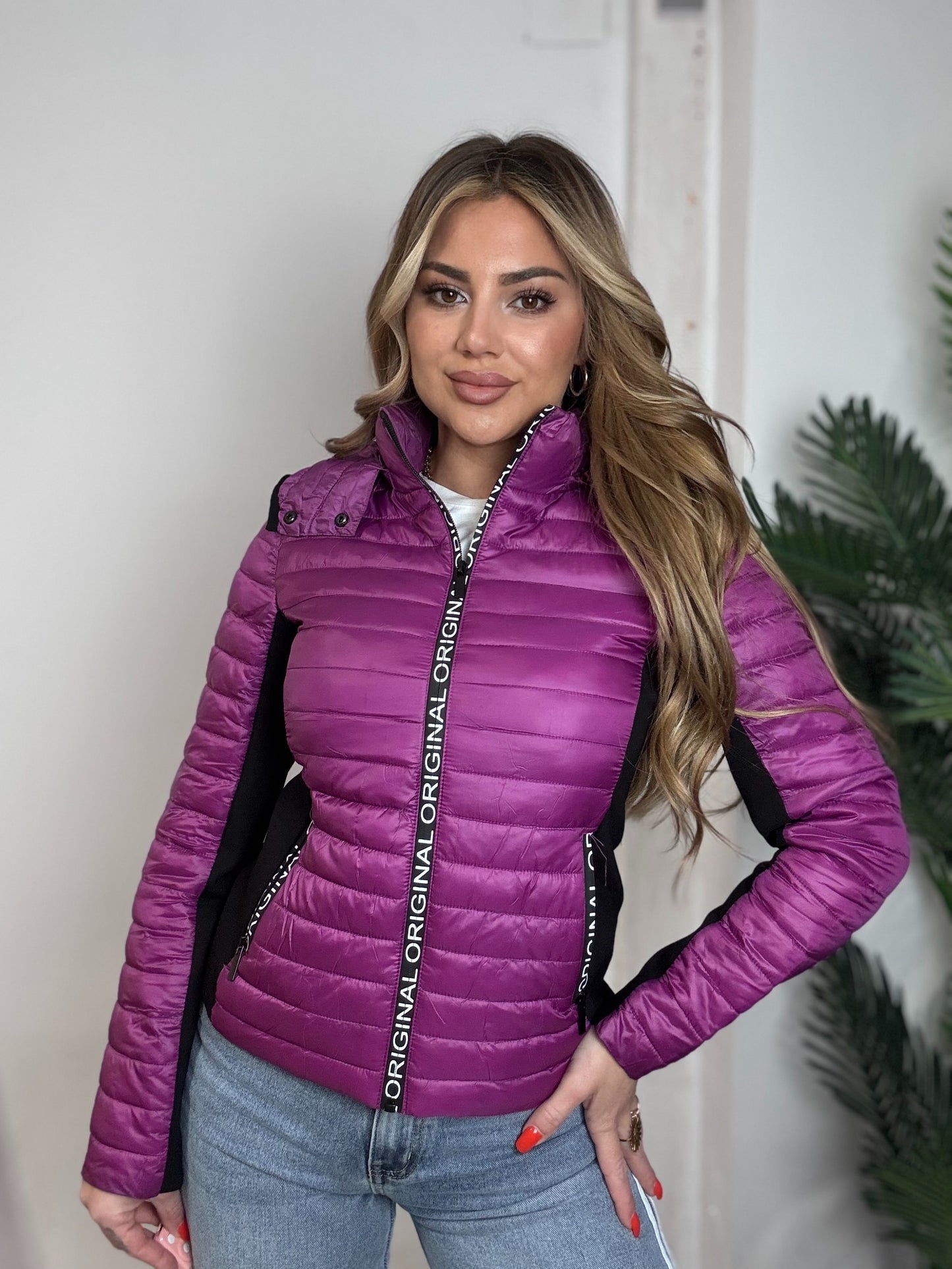 Chaqueta plumífero fino