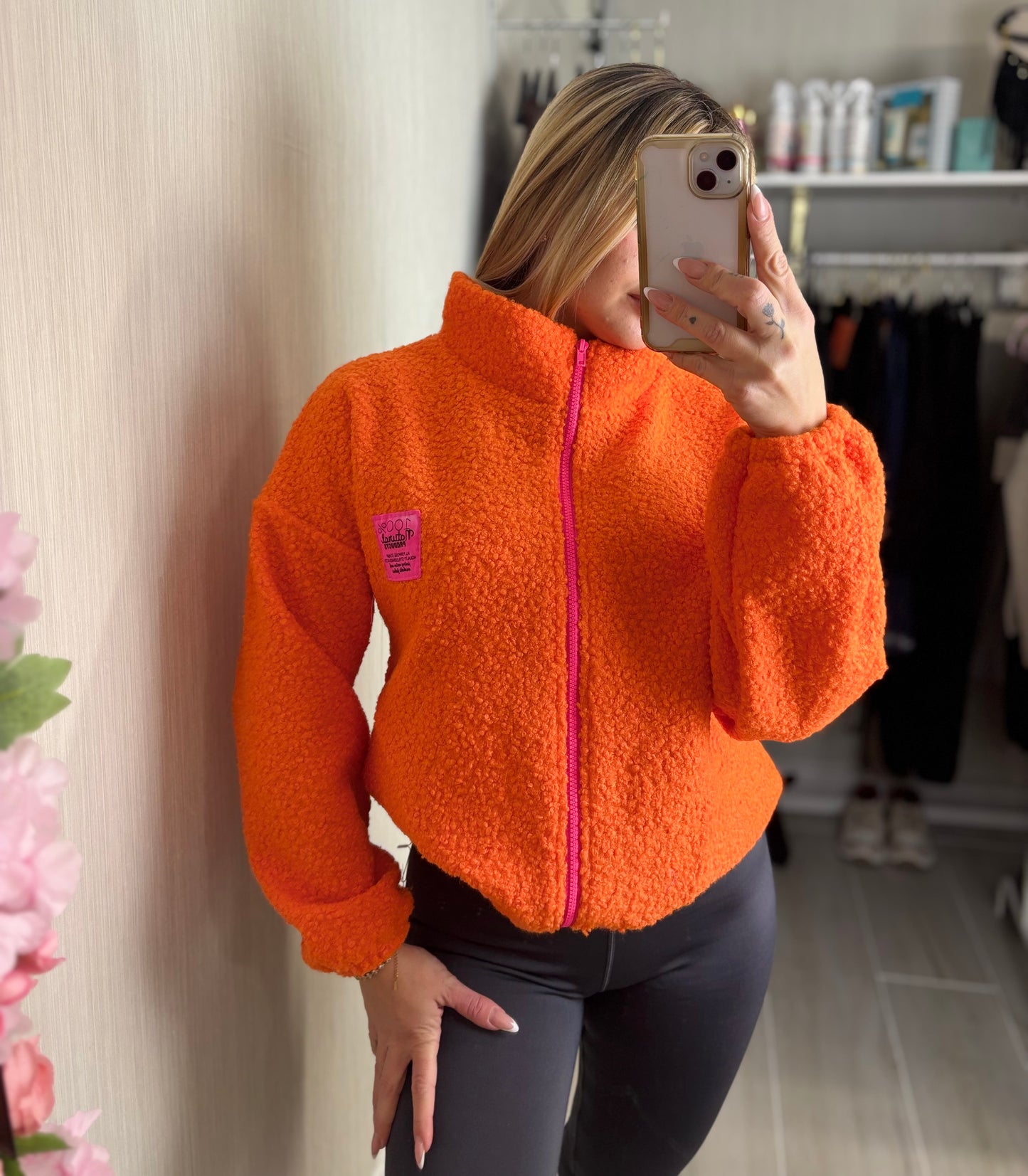 Sudadera borre Orange