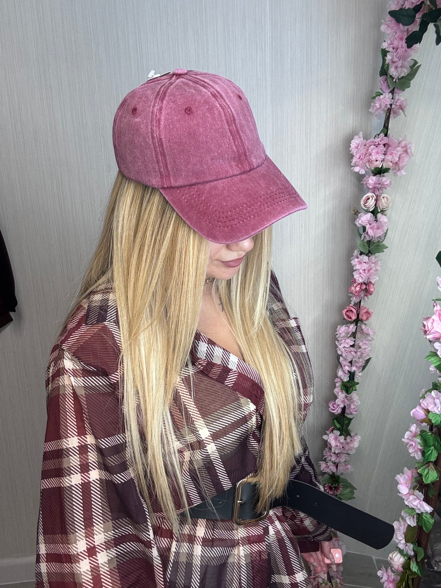 Gorra efecto lavado bur