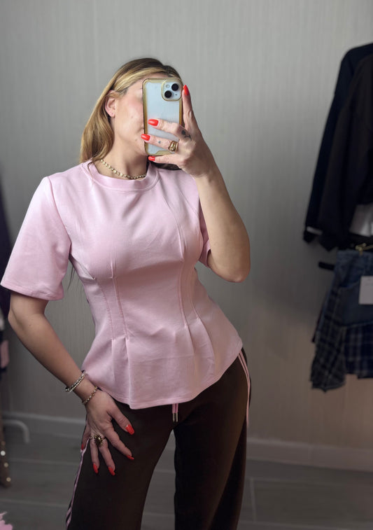 Camiseta Zara rosé