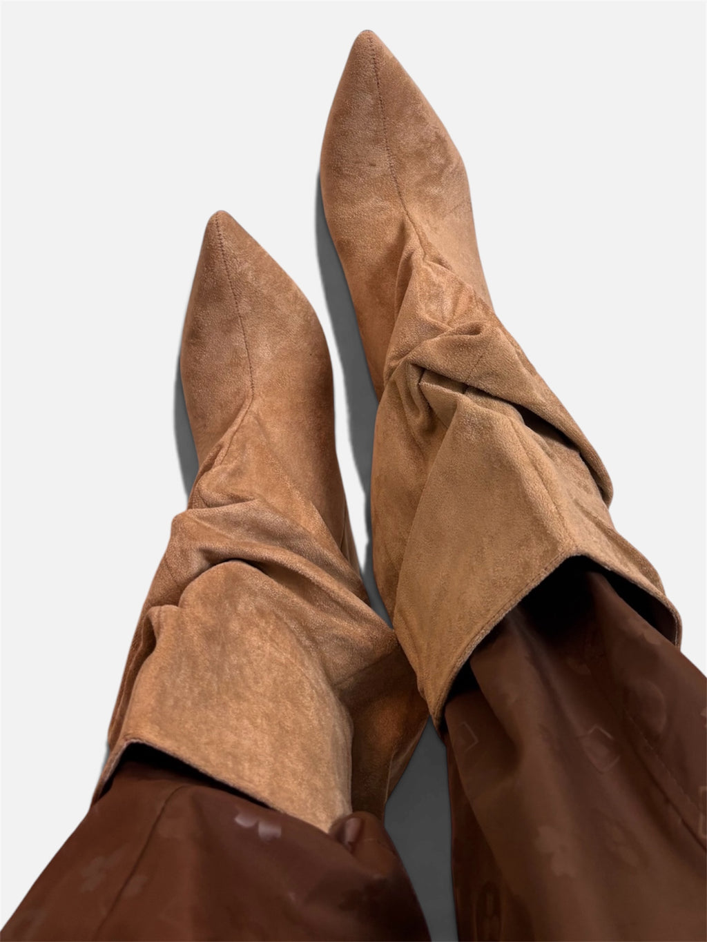Botines fruncidos