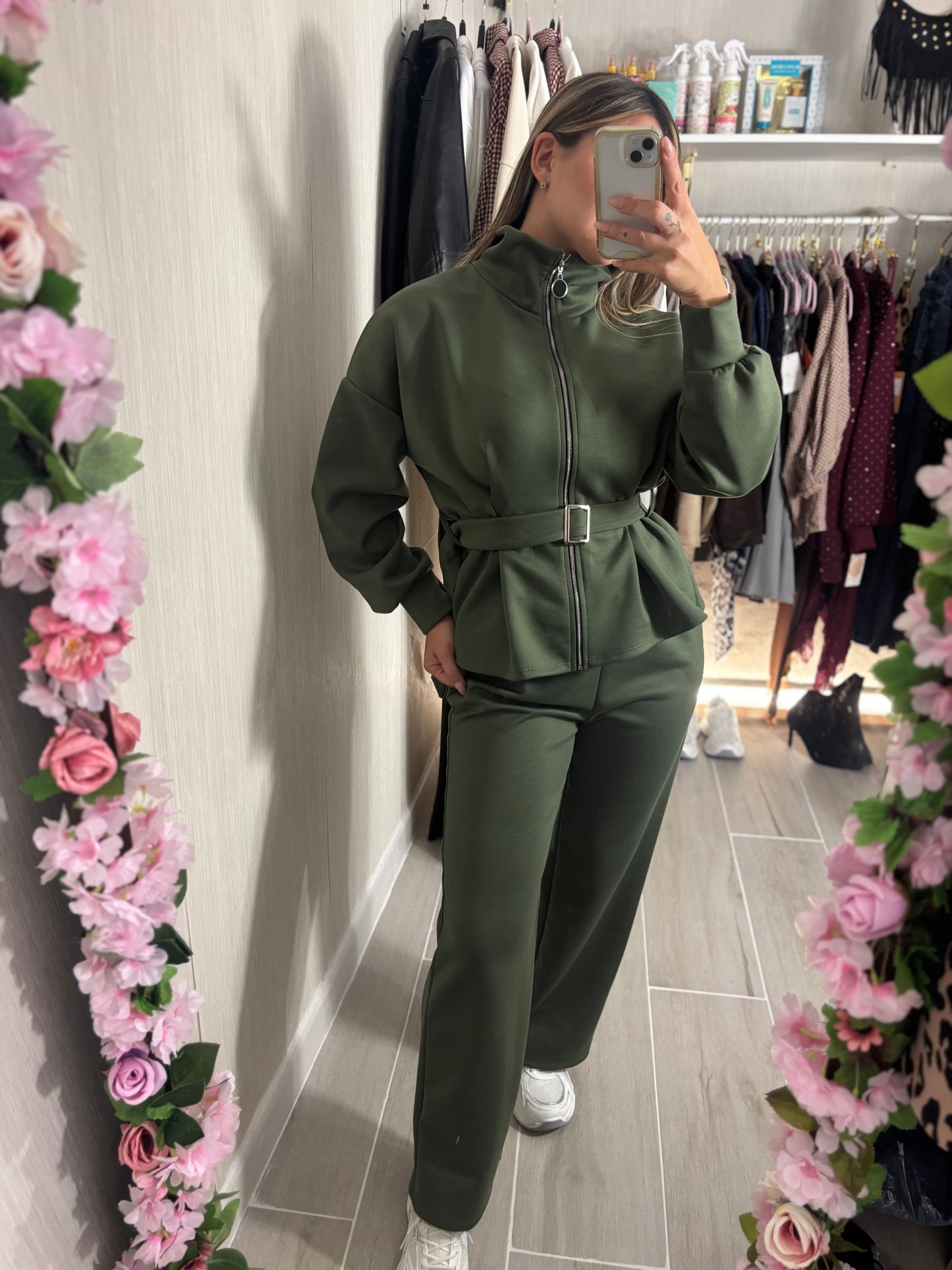 Conjunto Oysh verde caza