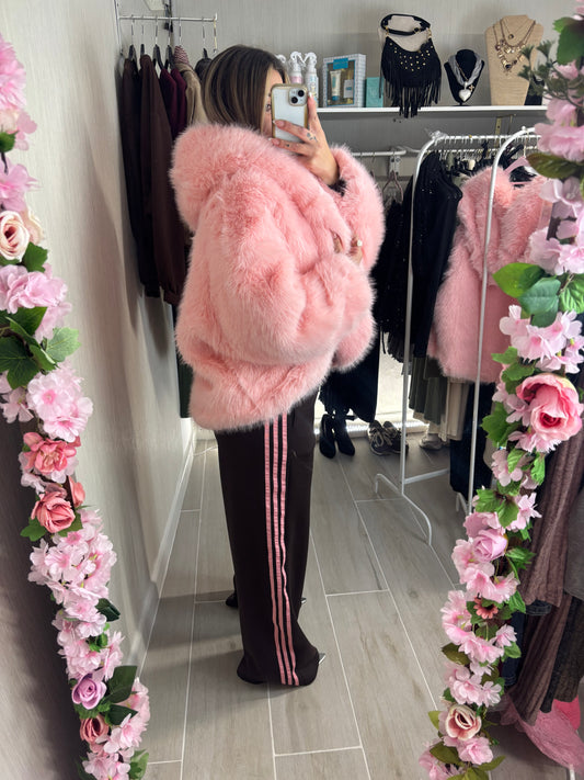 Pantalón rayas pink