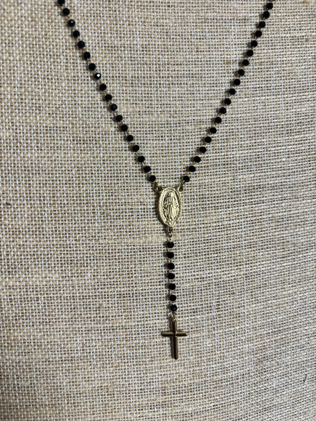 Collar Rosario piedras