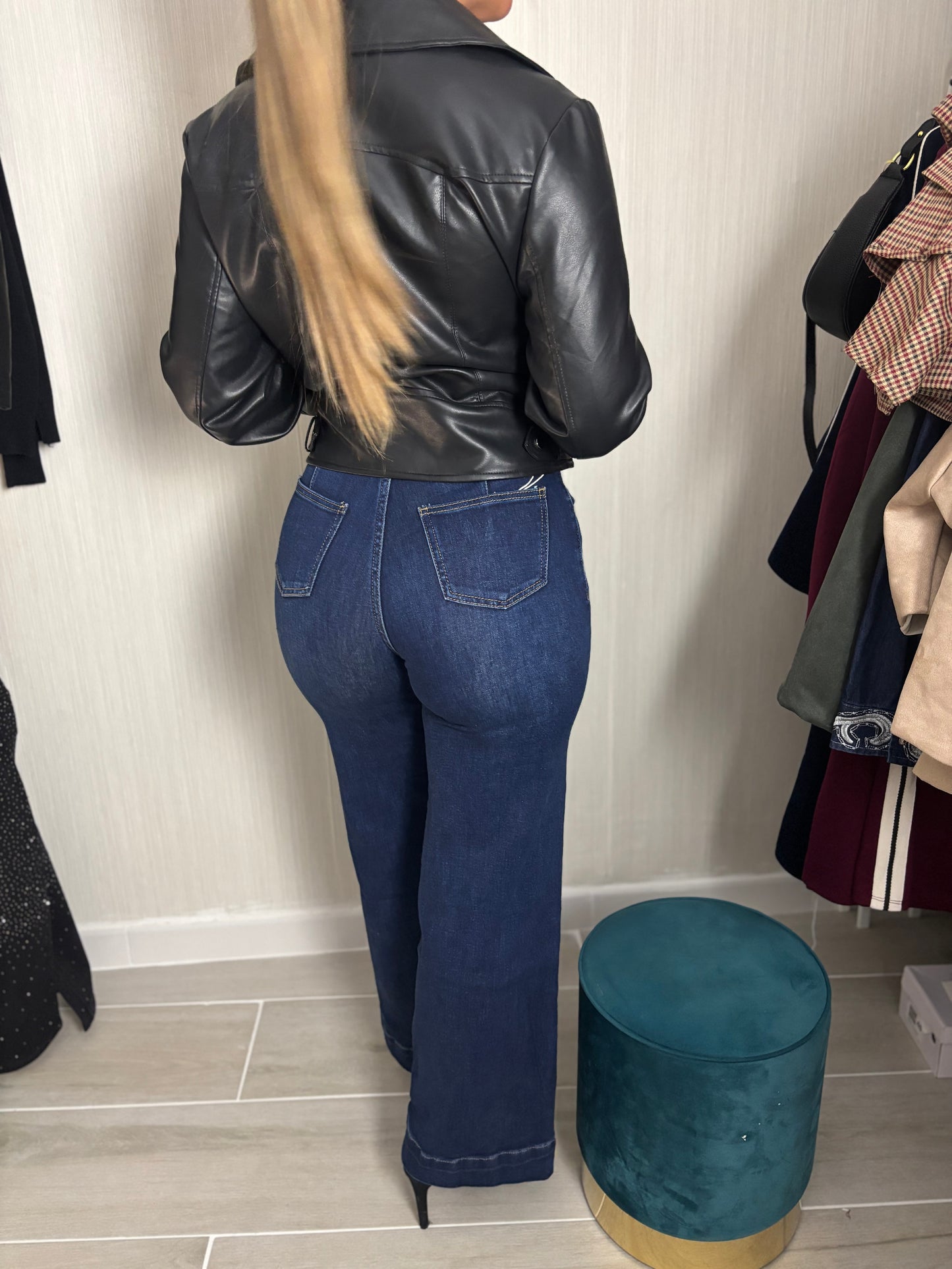 Pantalón denim-Saum