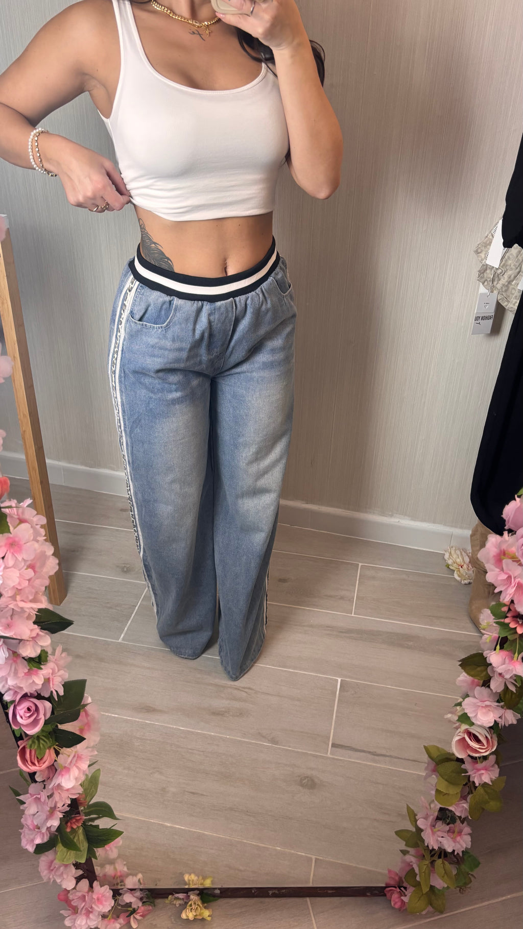 Conjunto Demin claro