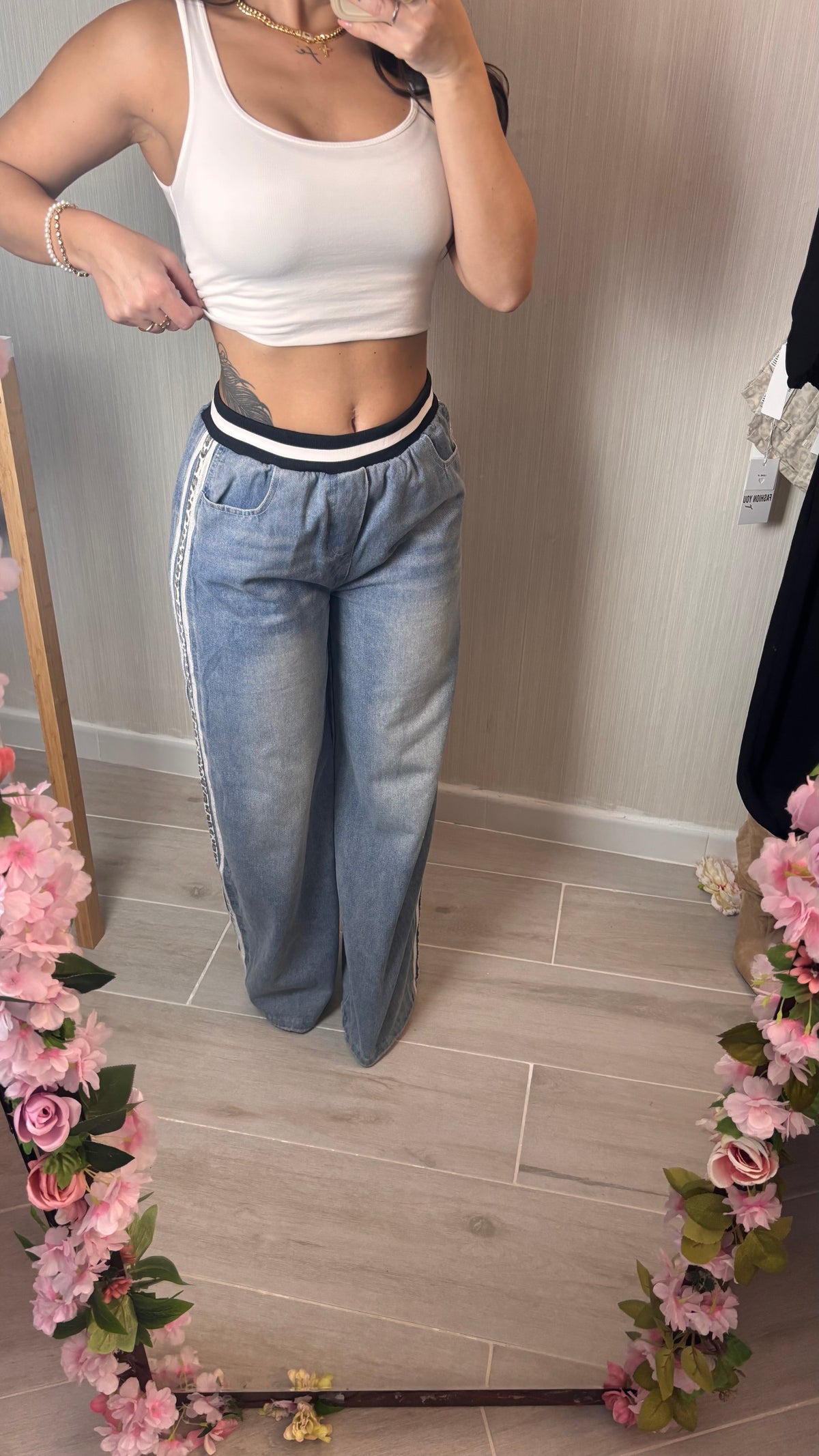 Conjunto Demin claro