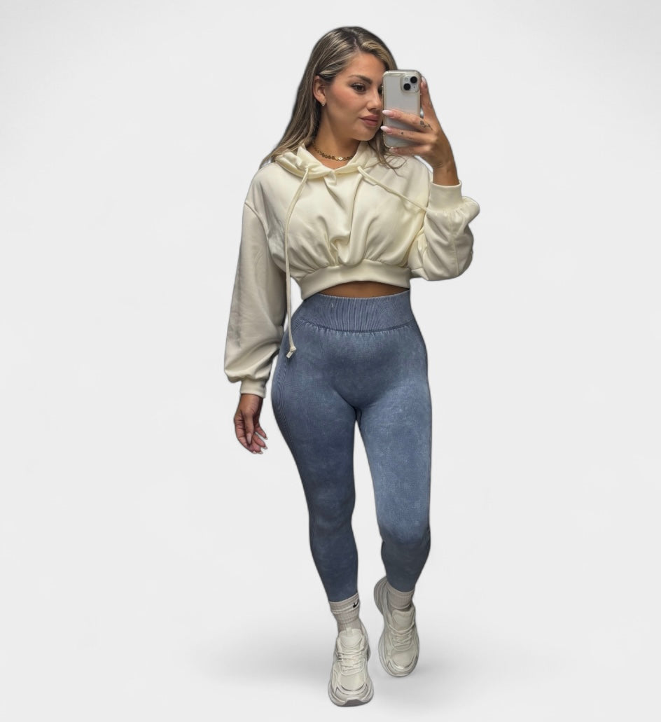 Leggins efecto lavado vaquero