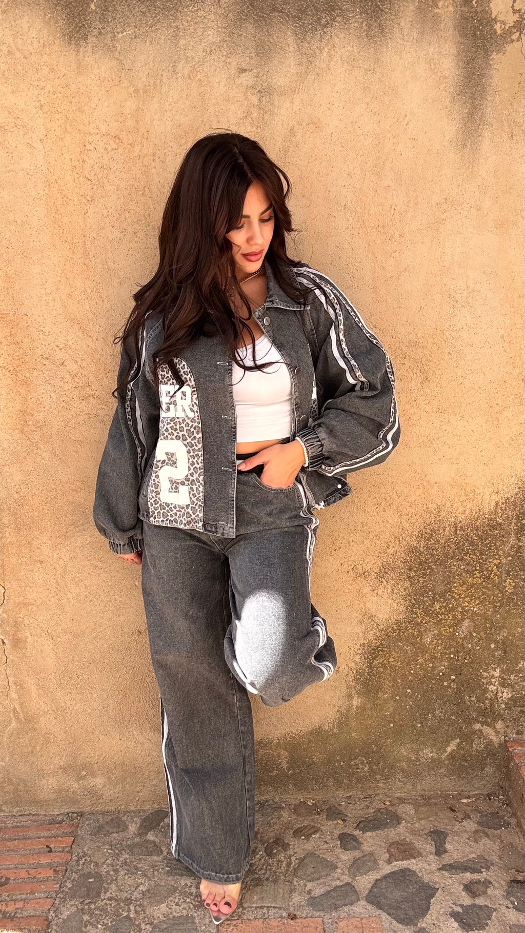 Conjunto Denim oscuro