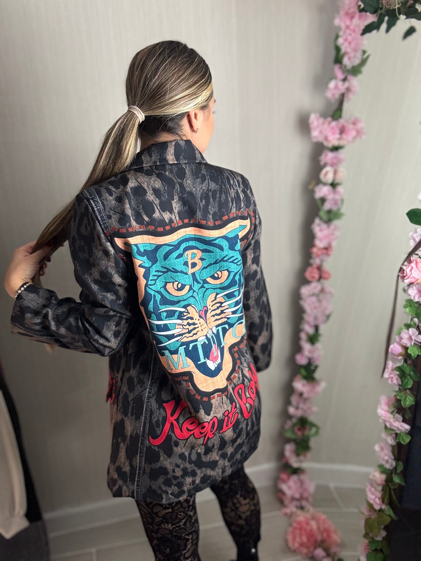 Blazer estampado Lyon