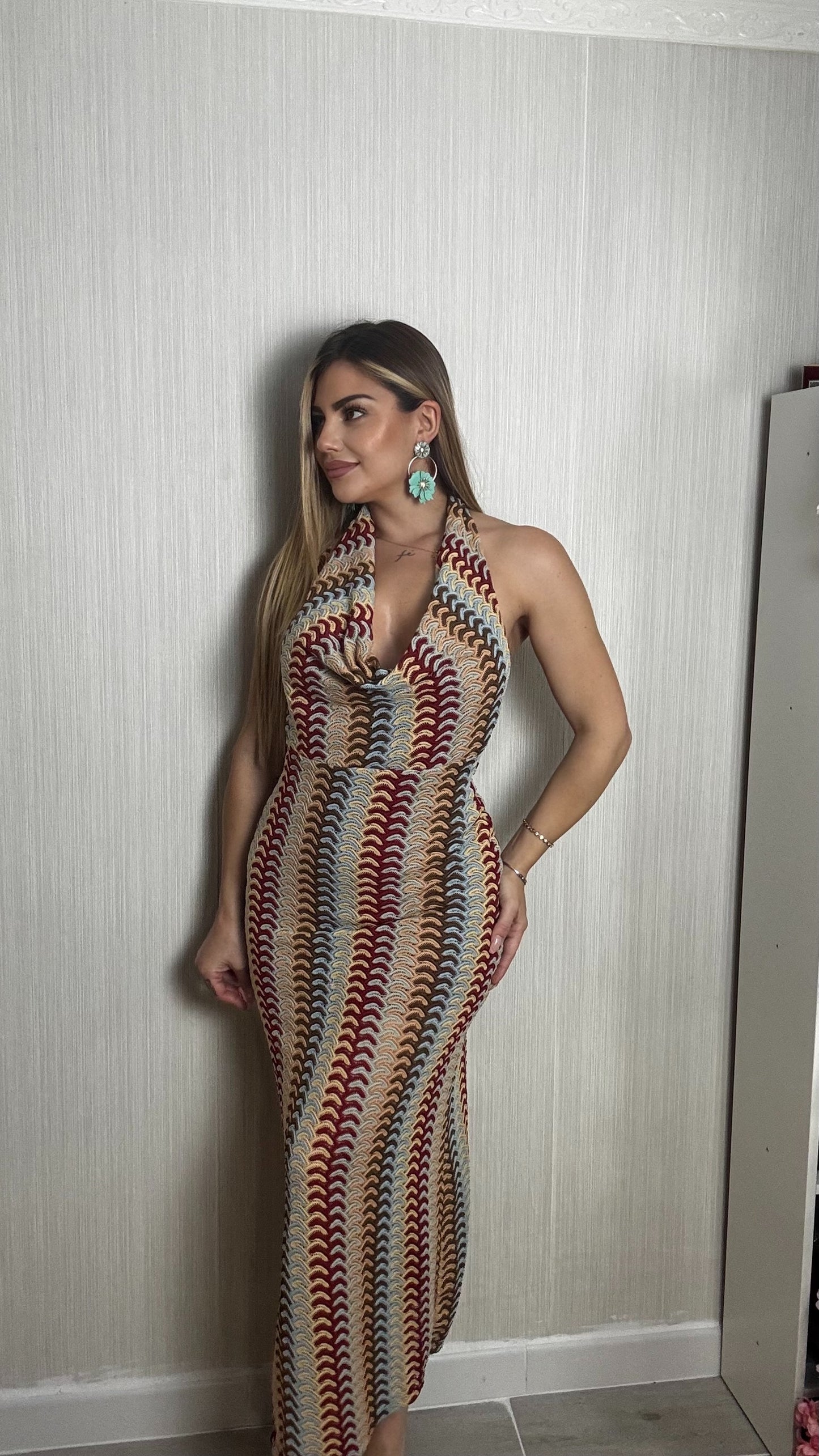 Vestido Baiana Turquesa