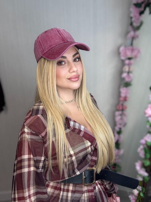 Gorra efecto lavado bur