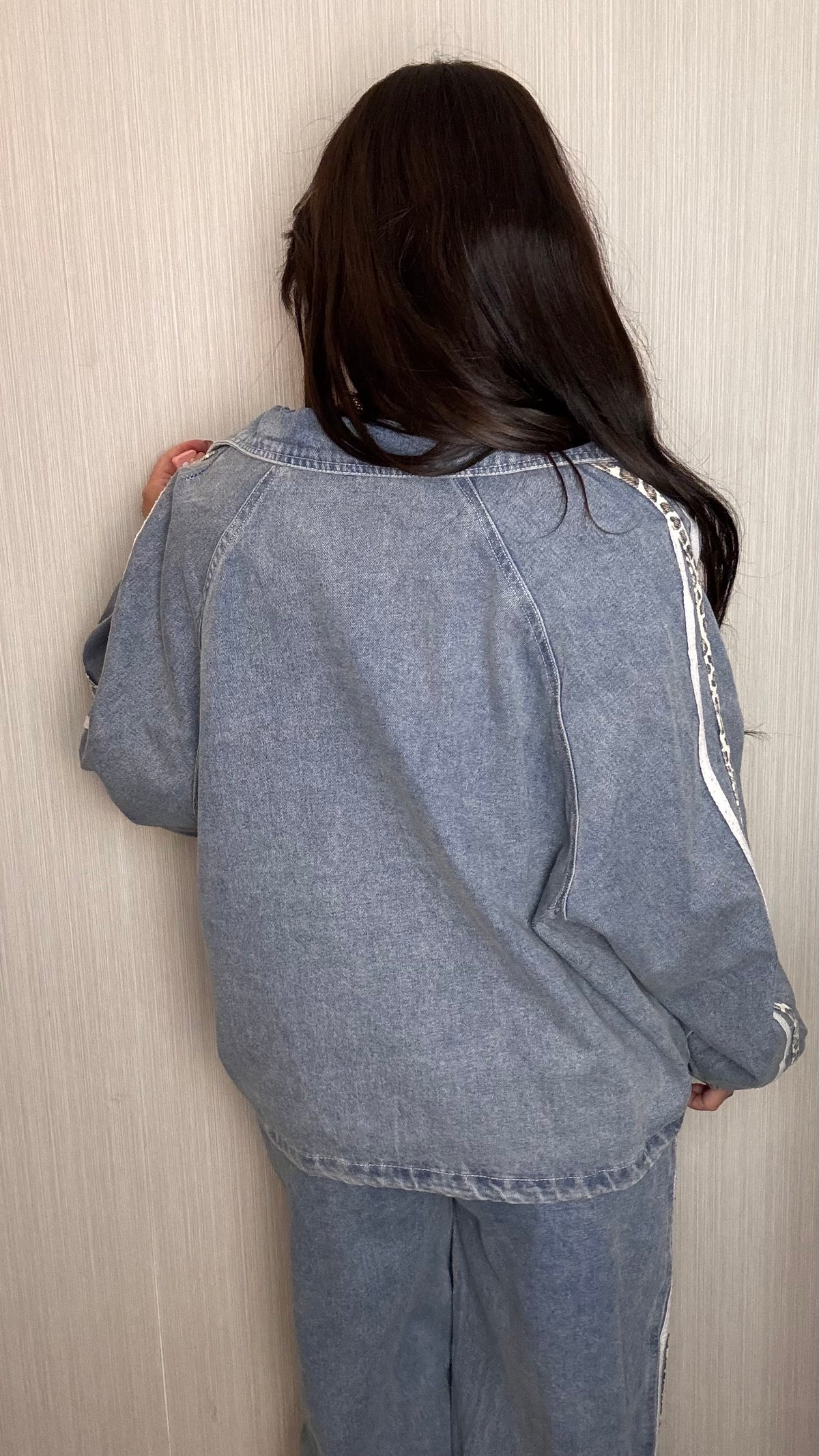 Conjunto Demin claro