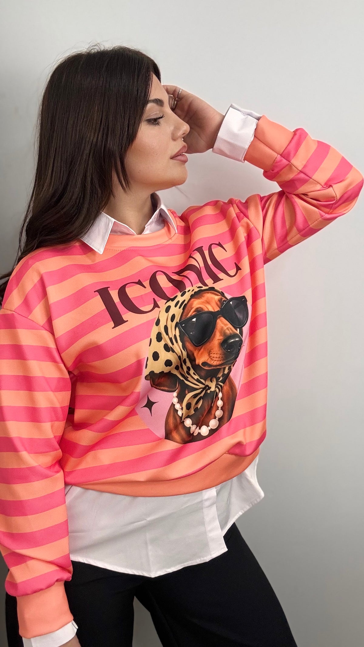 Sudadera rayas dos