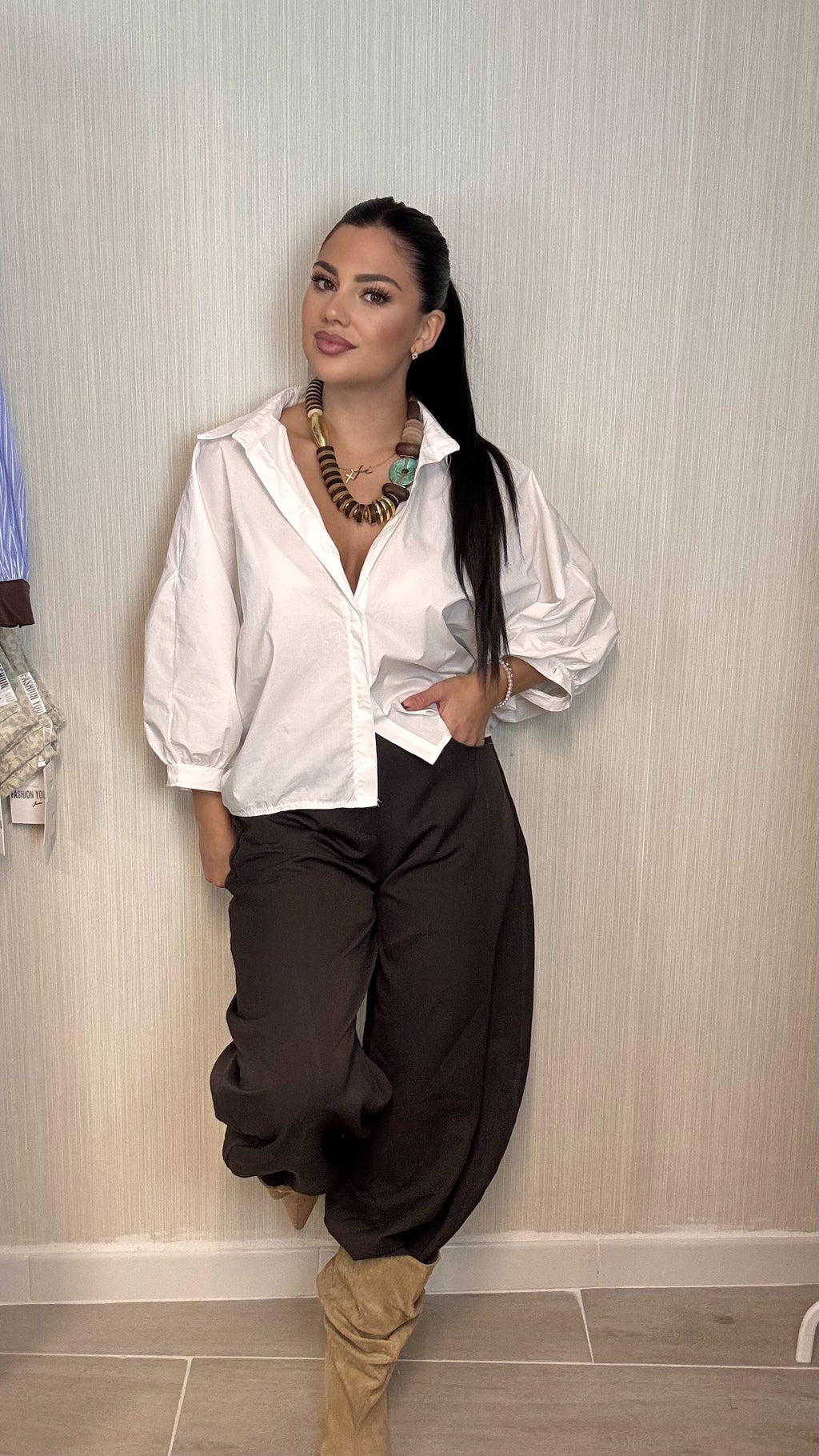 Camisa bomb blanca