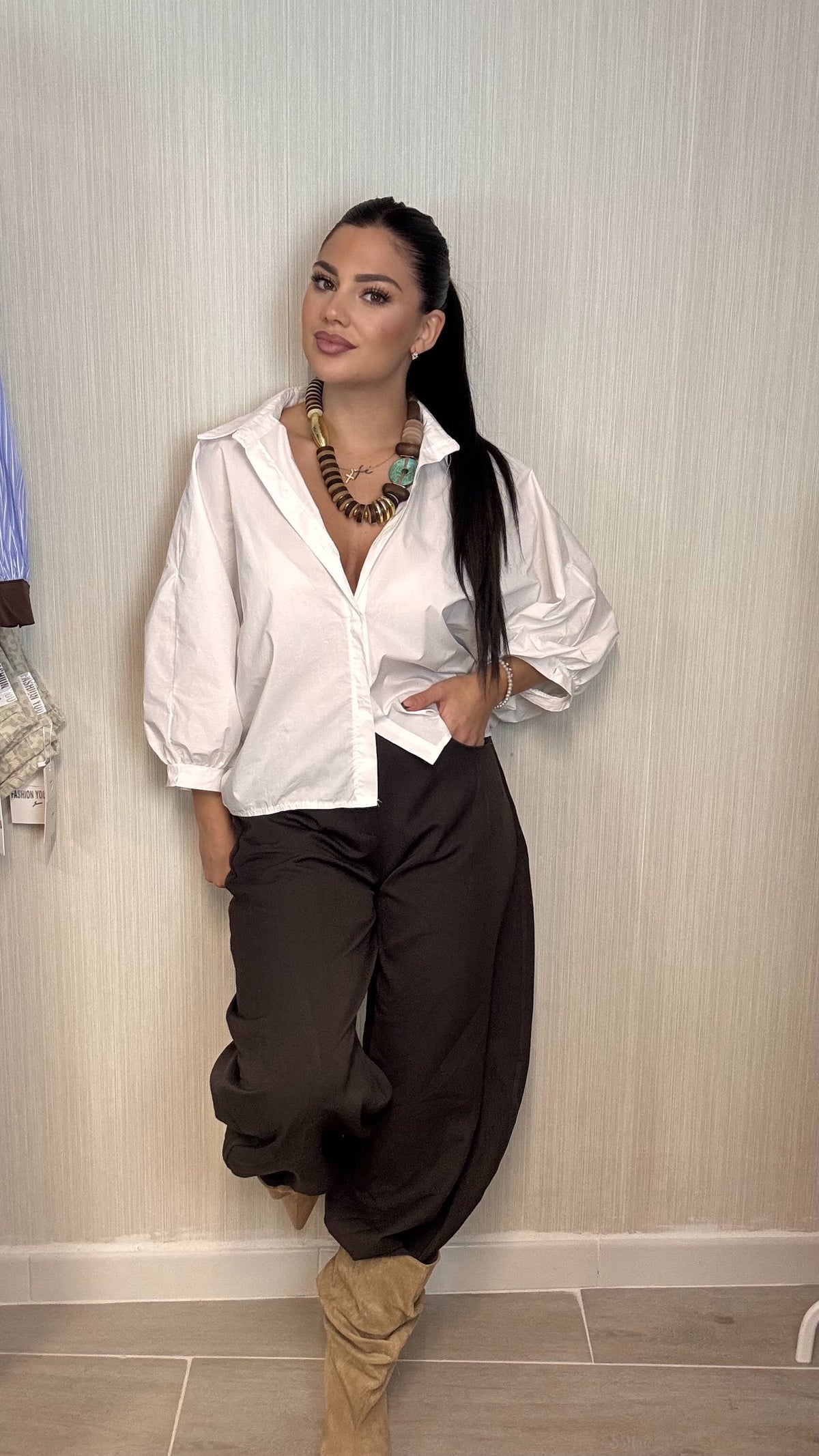 Camisa bomb blanca