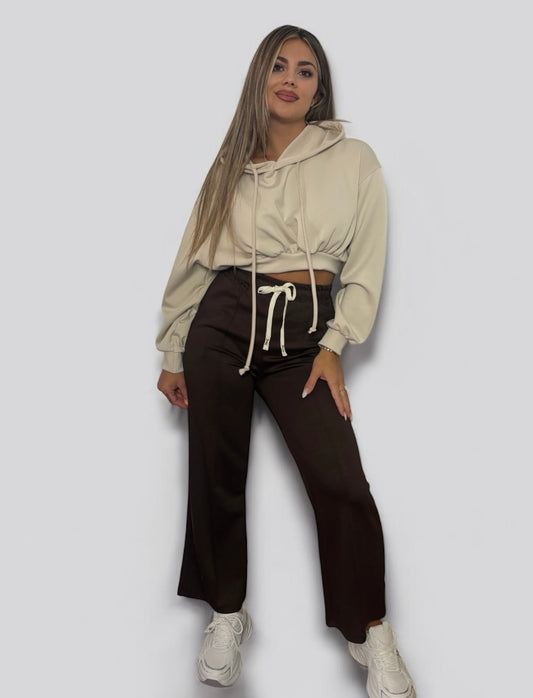 Pantalón casual chocolate