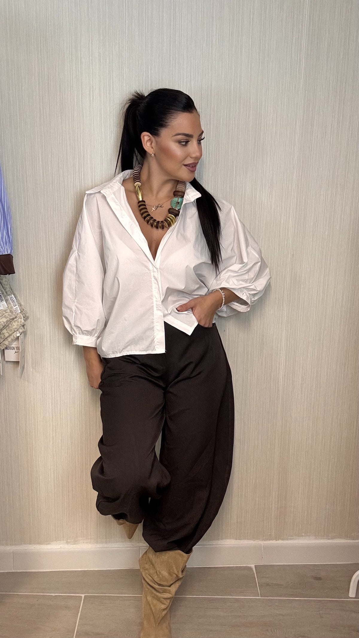 Camisa bomb blanca