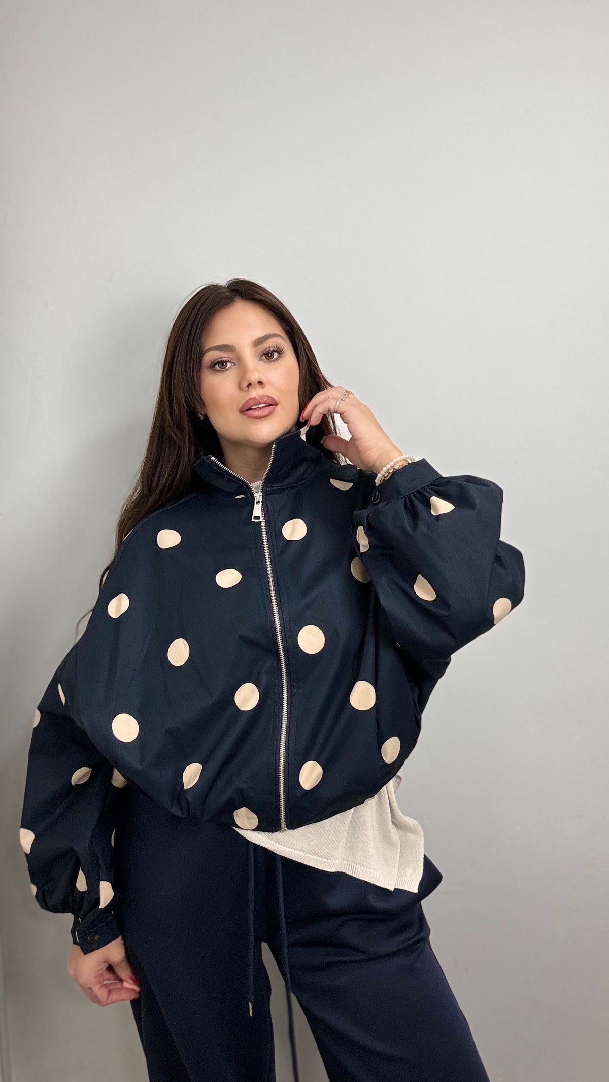 Chaqueta topos marino