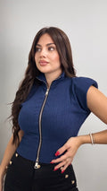 Chaleco azul