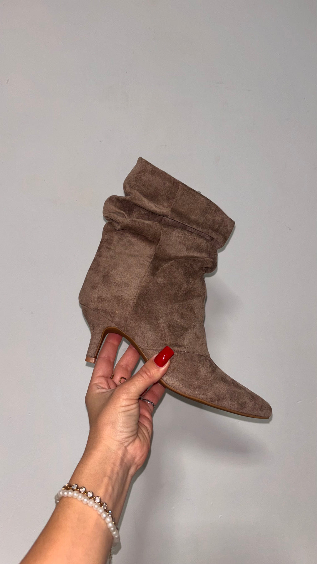 Botín slouchy topo
