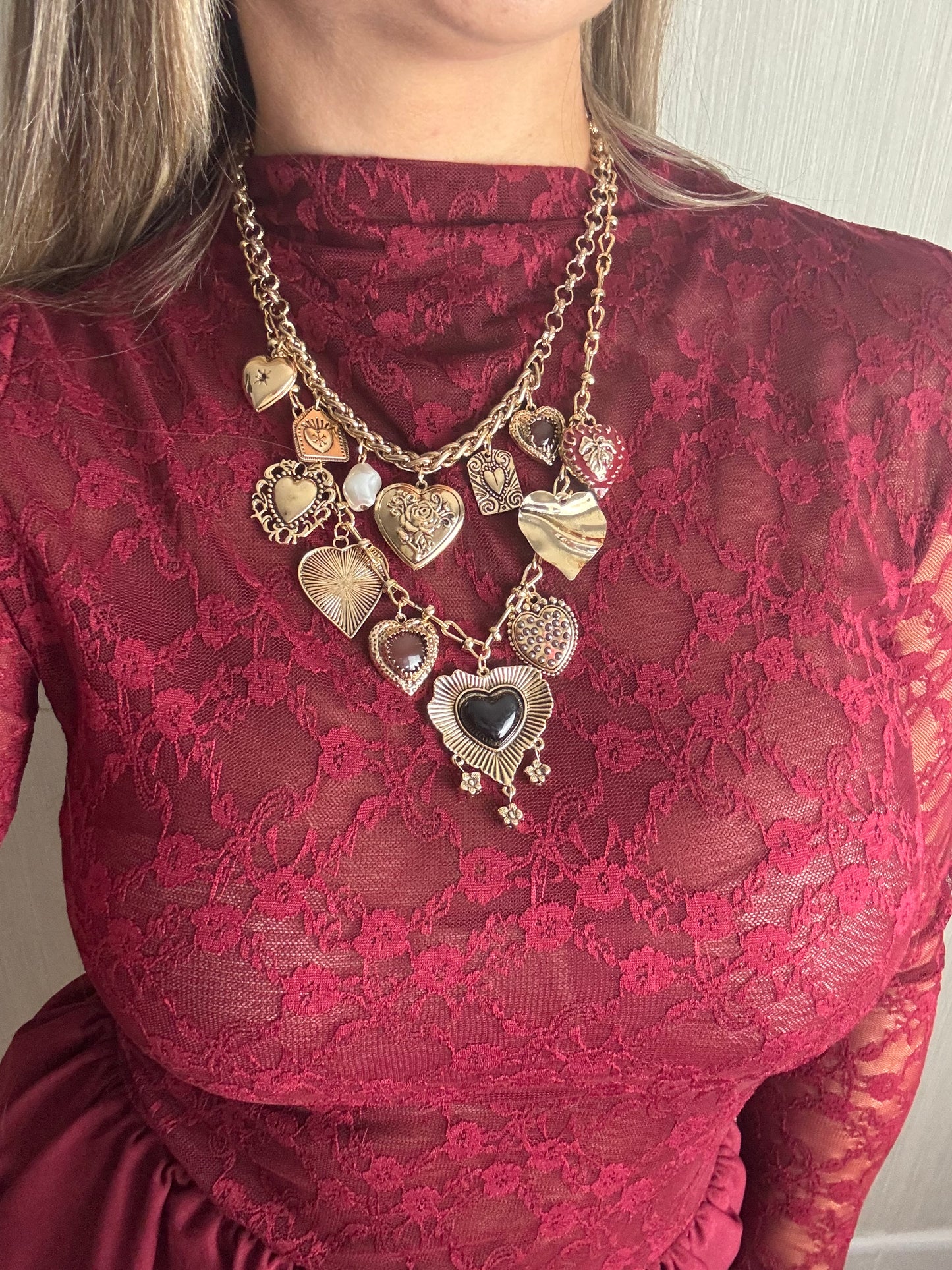 Collar abalorios Love