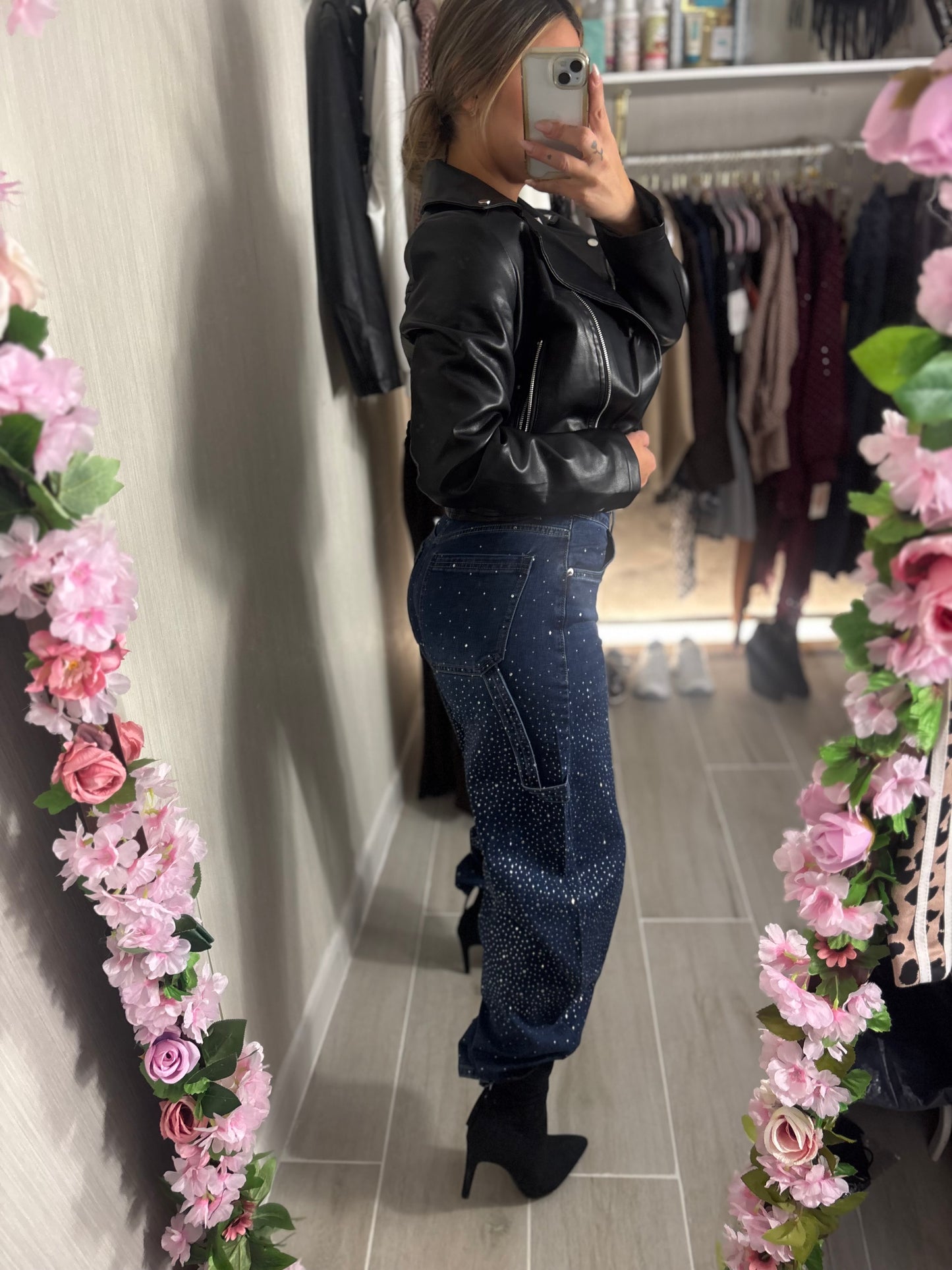 Pantalón vaquero brillo