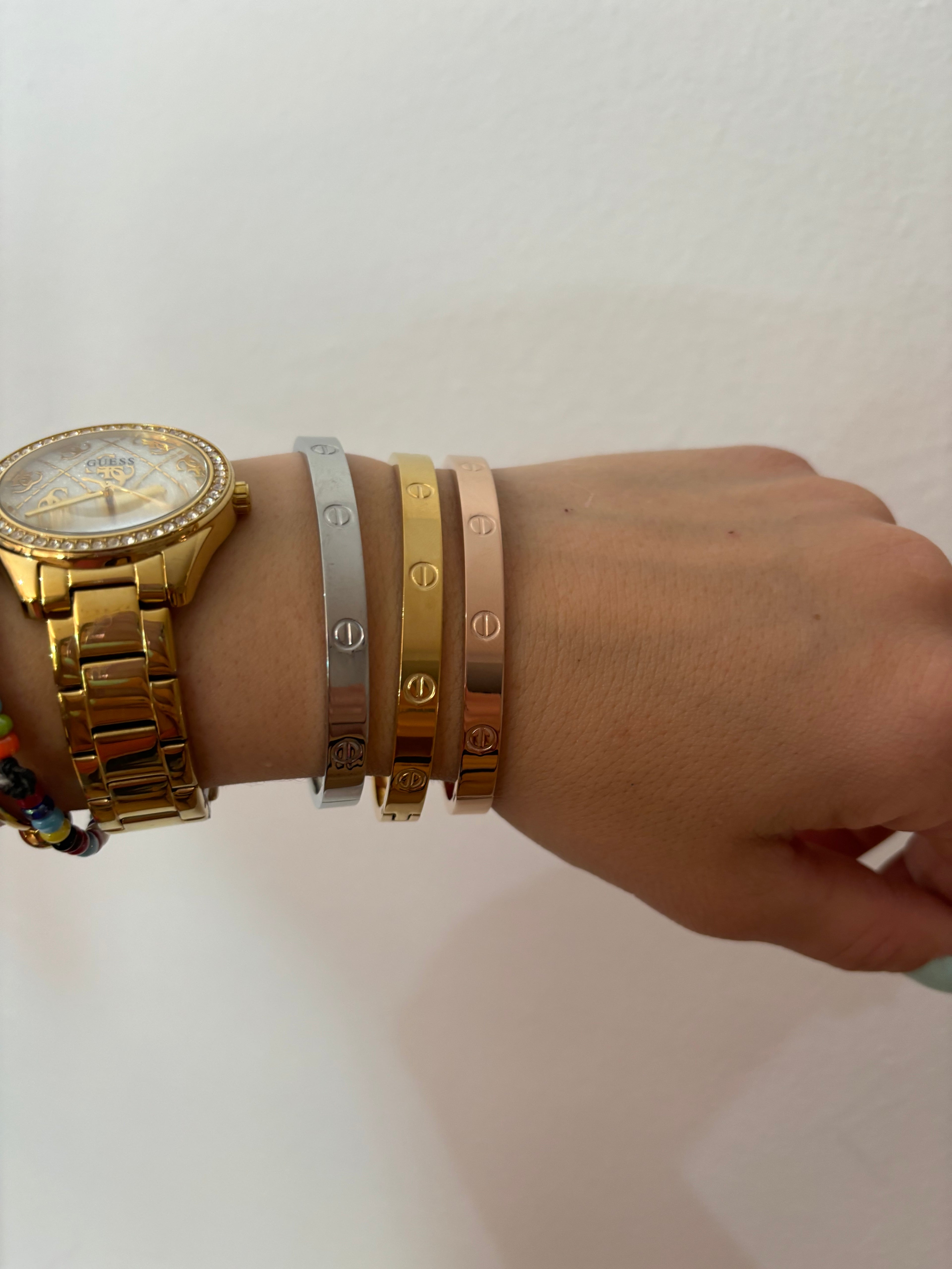 Pulsera cartier plata