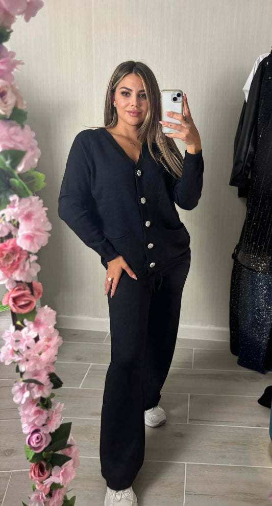 Conjunto punto details negro