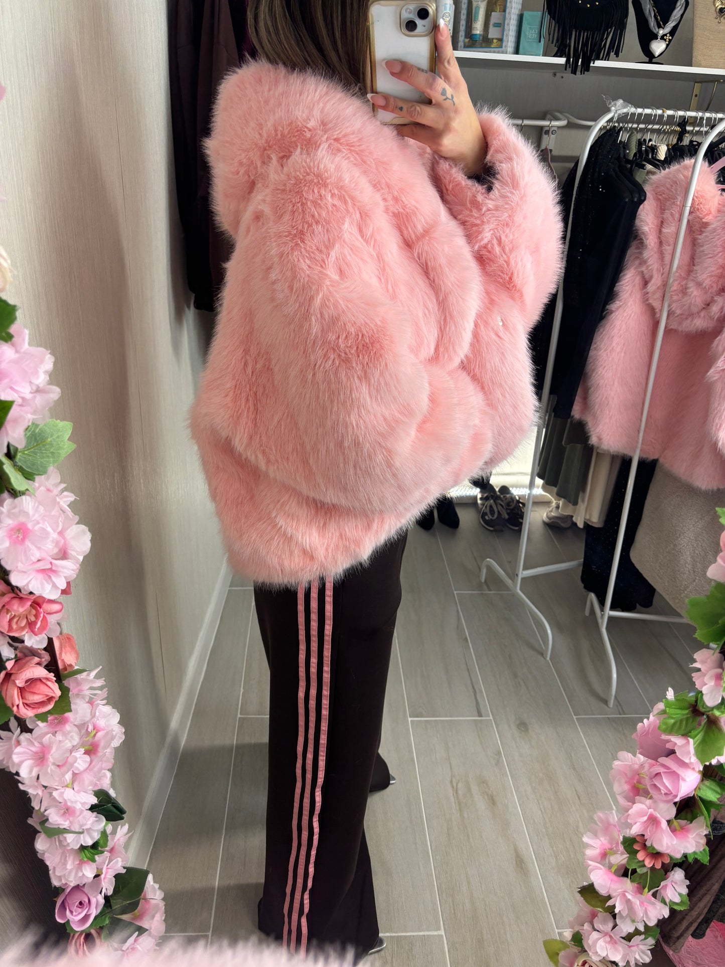 Pantalón rayas pink