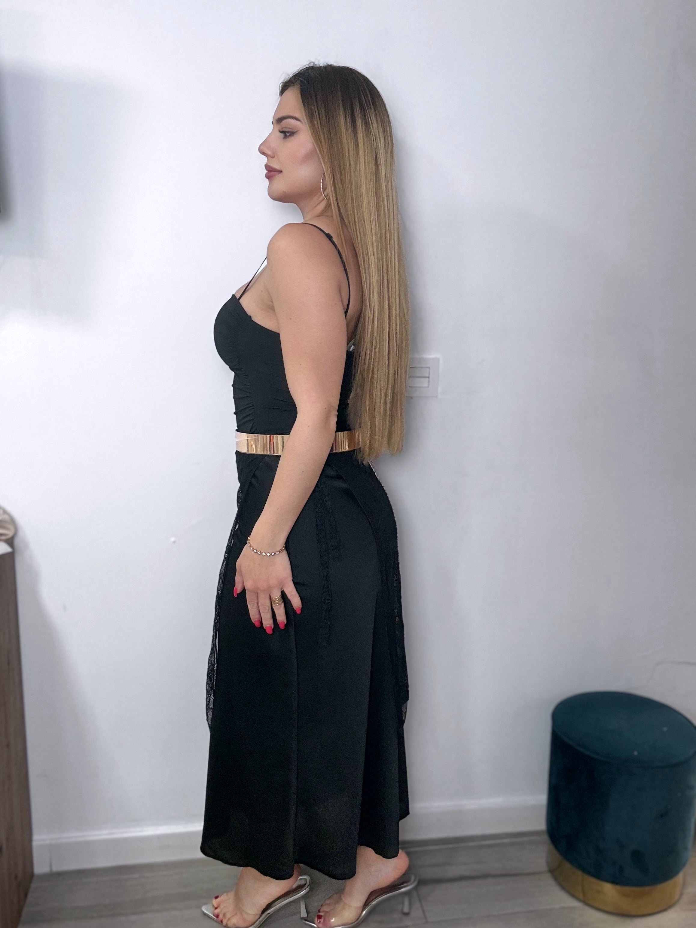 Falda deluxe negra