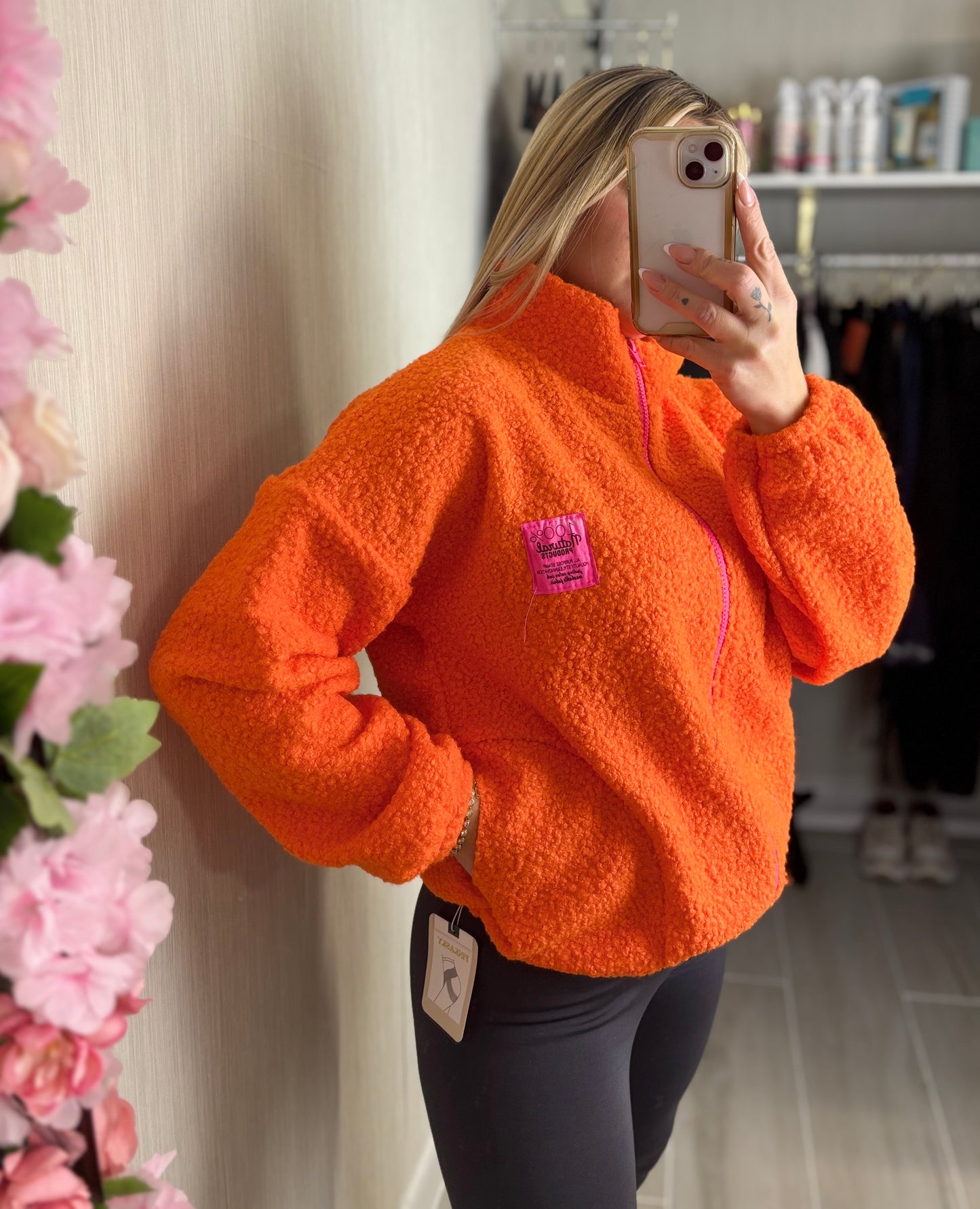 Sudadera borre Orange