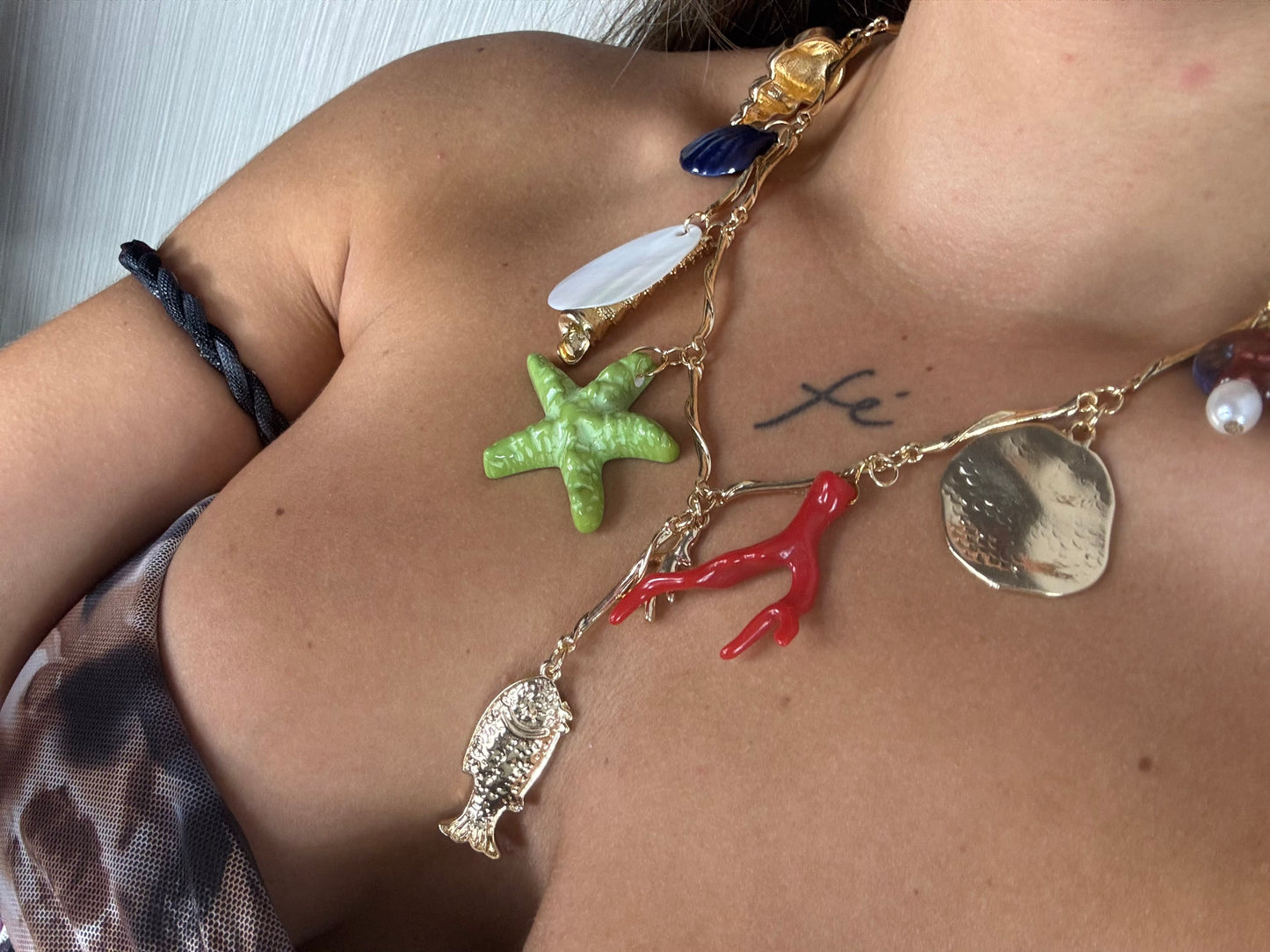 Collar Summer coral