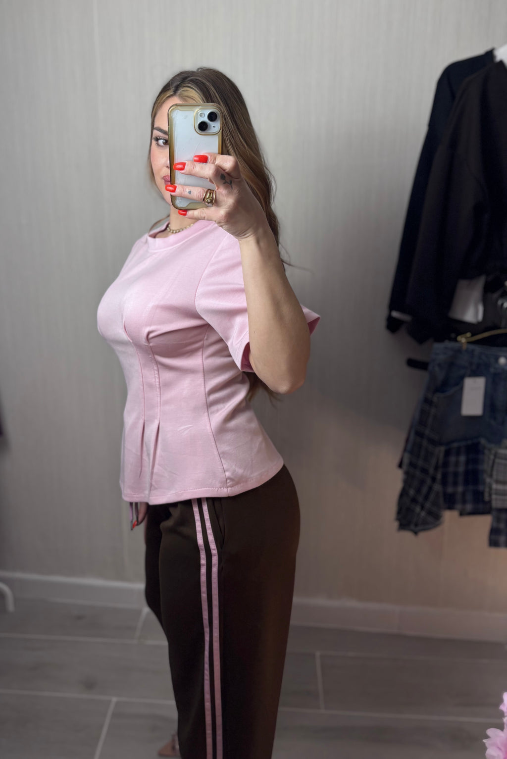Camiseta Zara rosé
