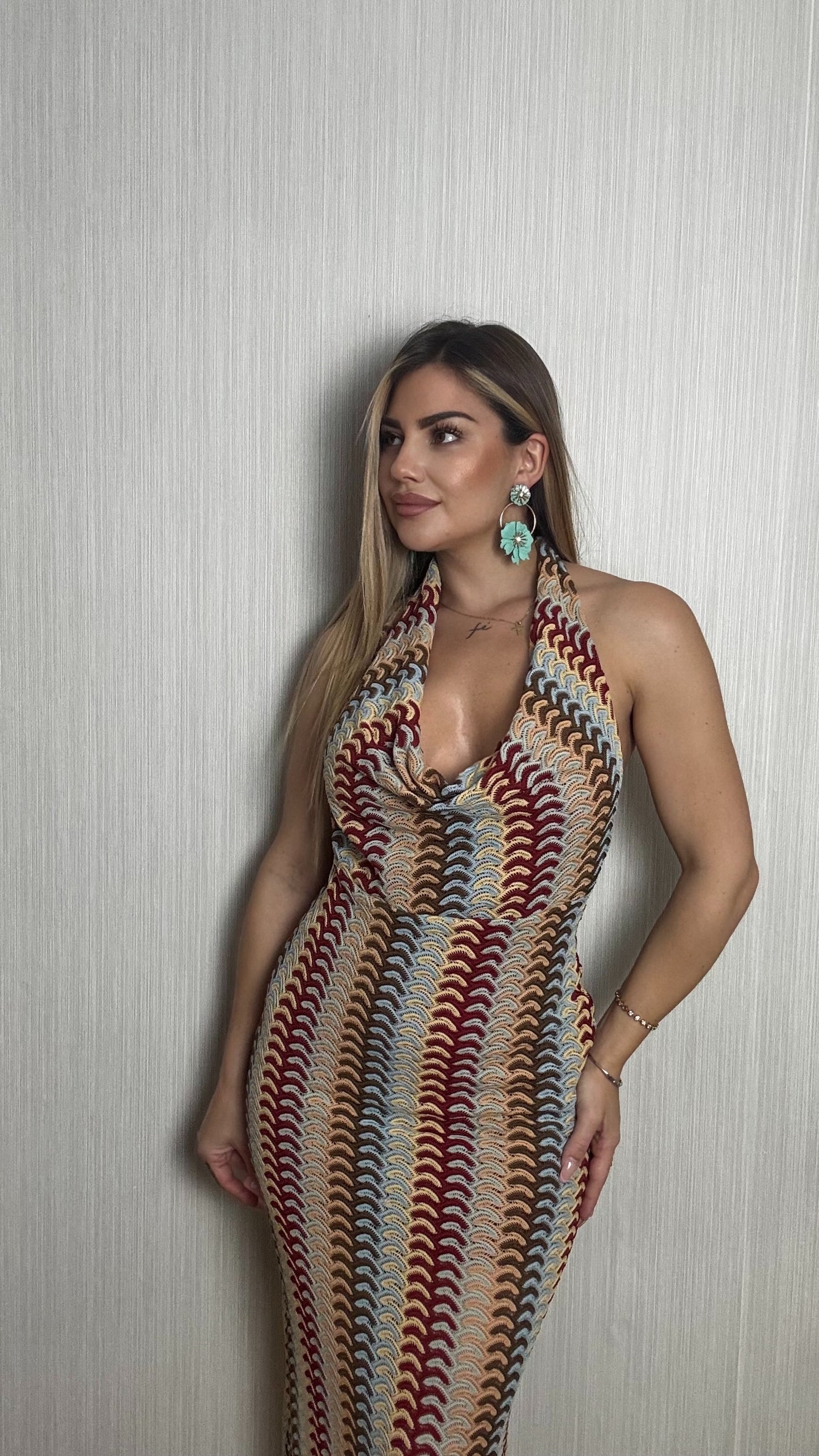 Vestido Baiana Turquesa
