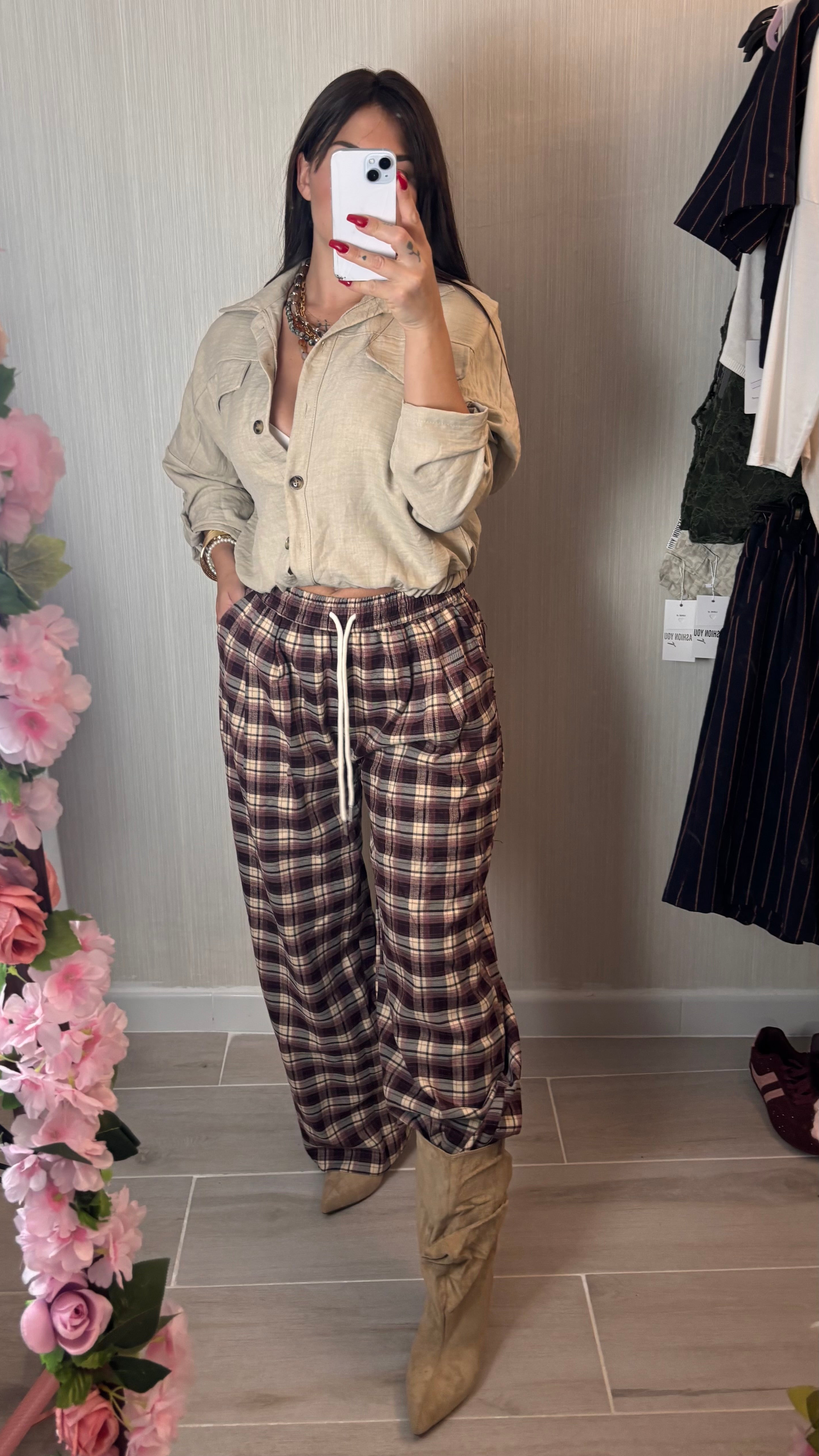 Pantalón cuadros Bur