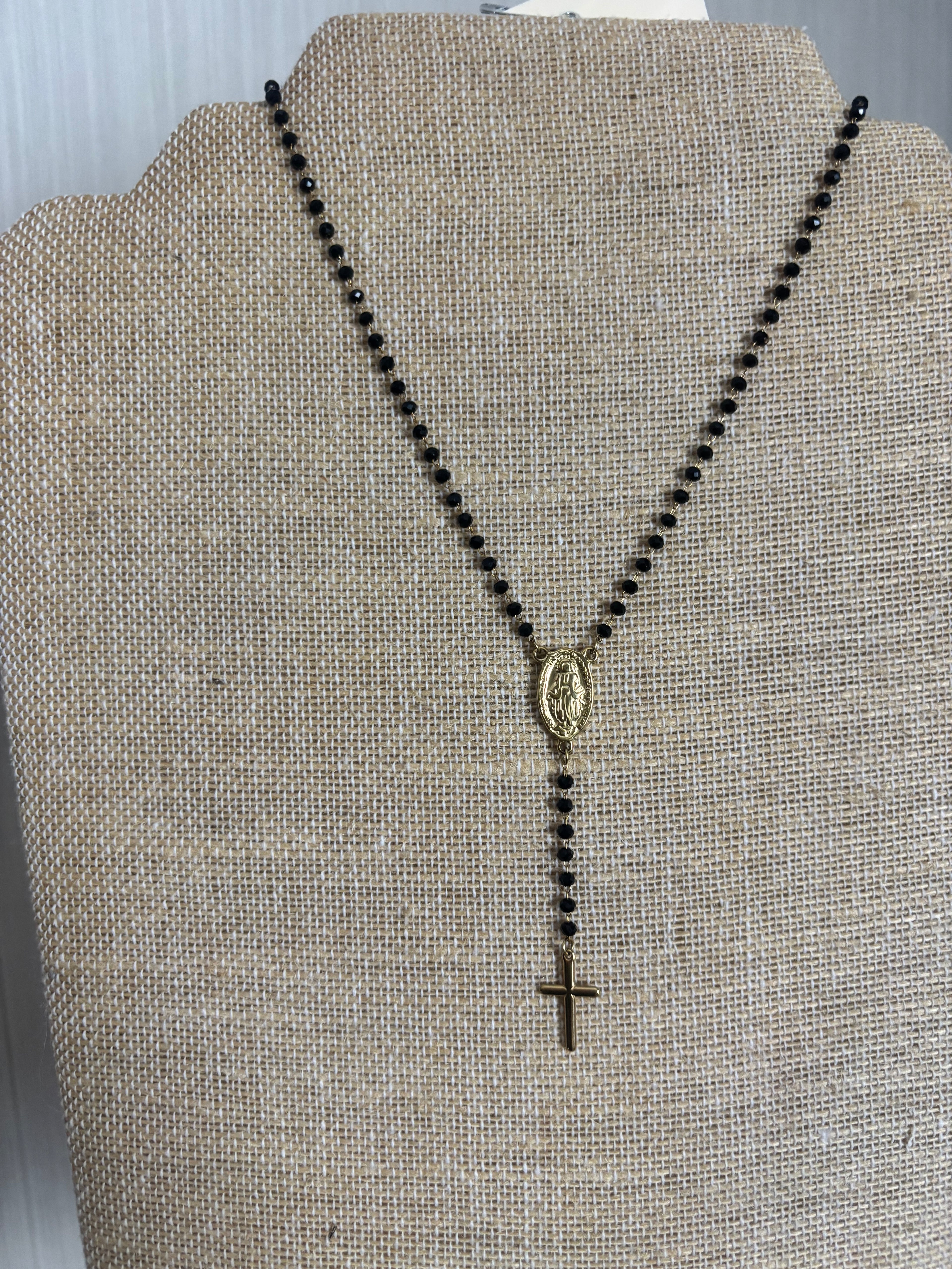 Collar Rosario piedras