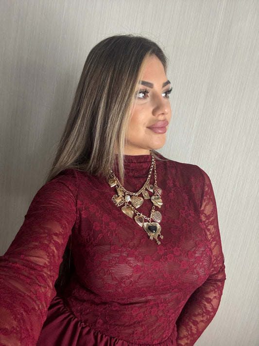 Collar abalorios Love