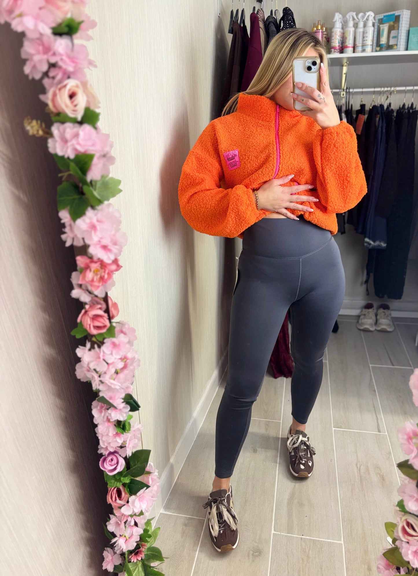 Leggins guante gris plomo