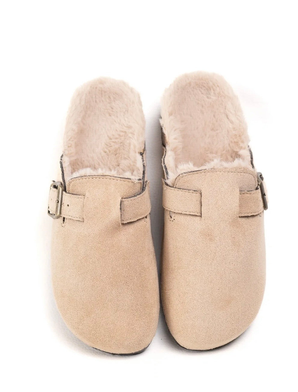Zueco pelo beige